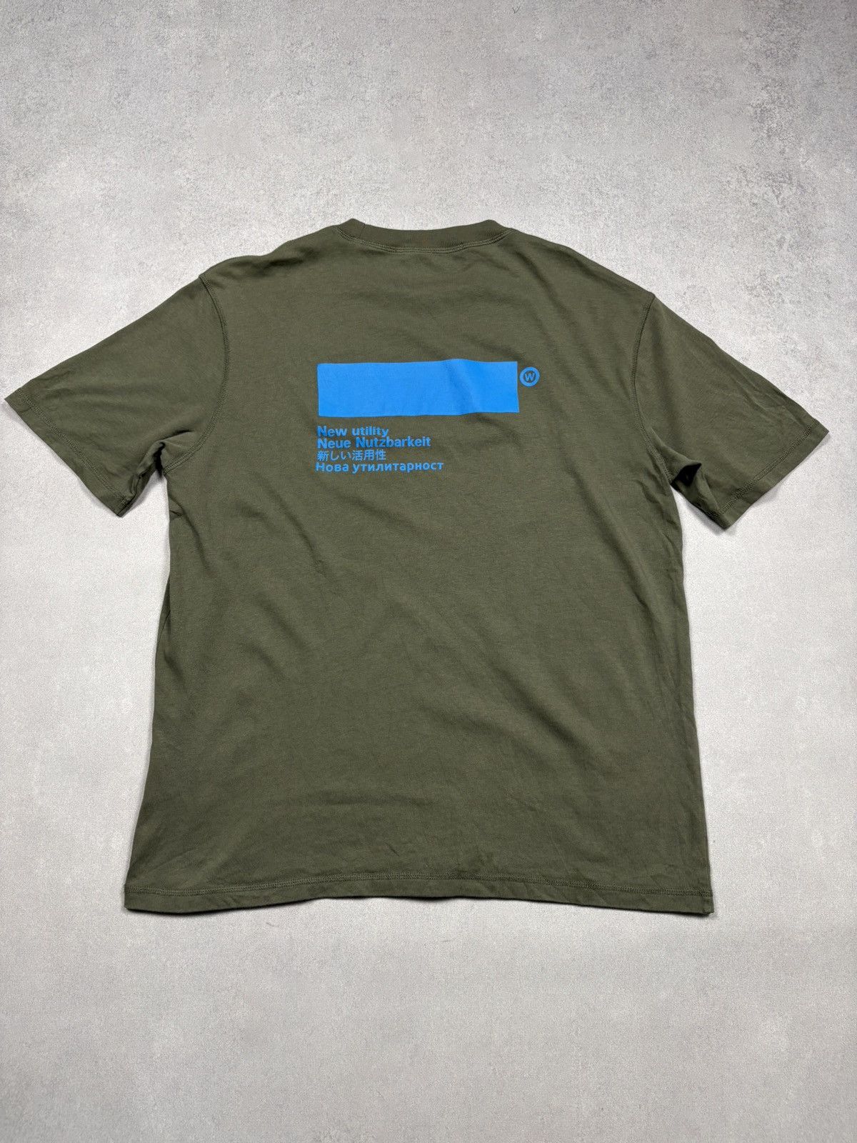 AFFXWRKS Affixworks New Utility Blue Block Graphic T-Shirt Olive M Size US M / EU 48-50 / 2 - 1 Thumbnail