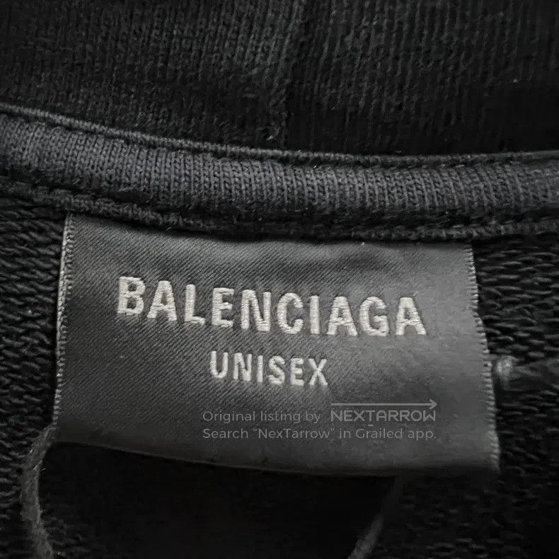Balenciaga Balenciaga Front Printed Logo Hoodie Size US XL / EU 56 / 4 - 3 Thumbnail