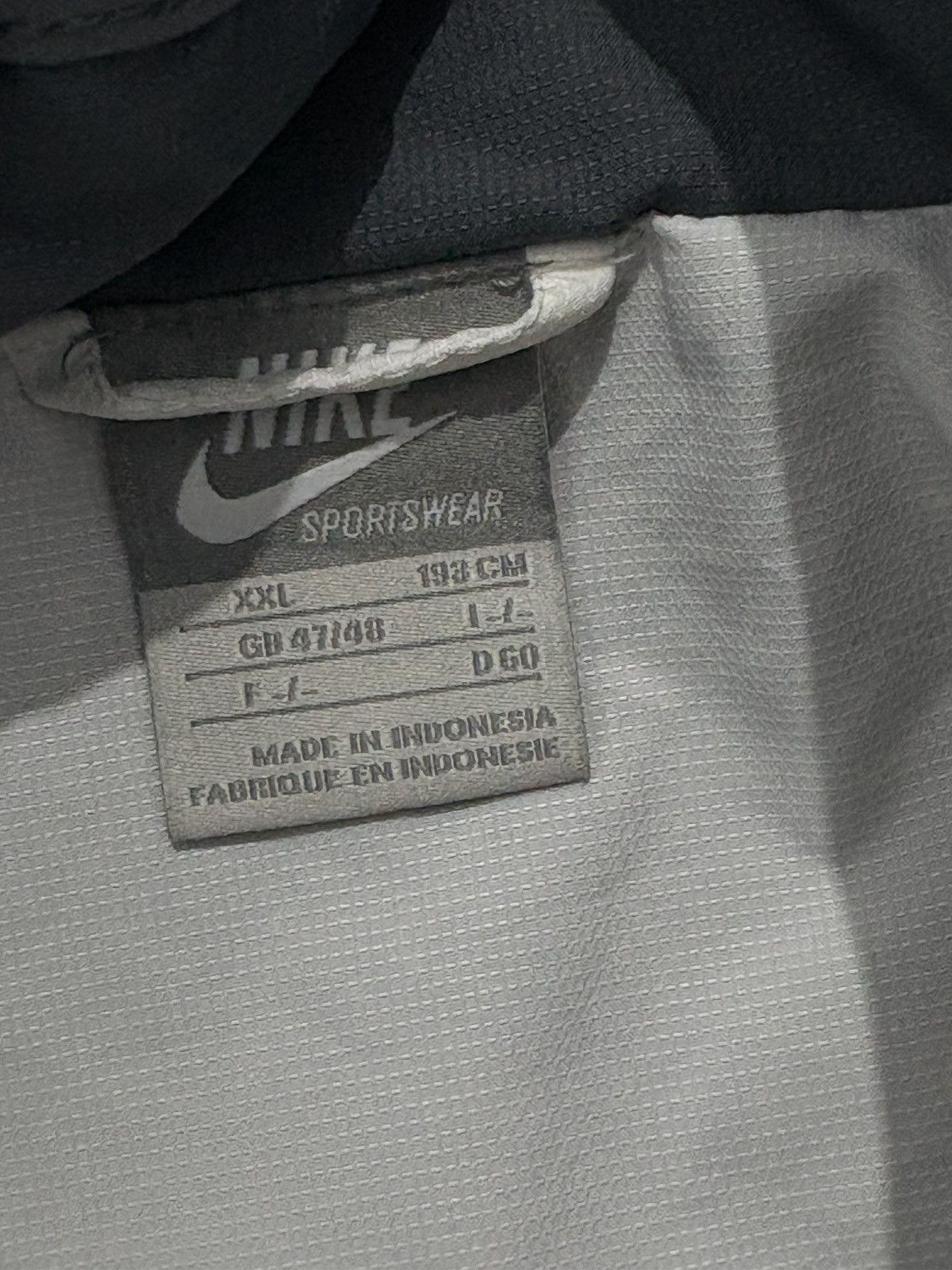 Nike 00s Vintage Nike Air Nylon Drill Jacket Big Logo Size US XXL / EU 58 / 5 - 8 Thumbnail
