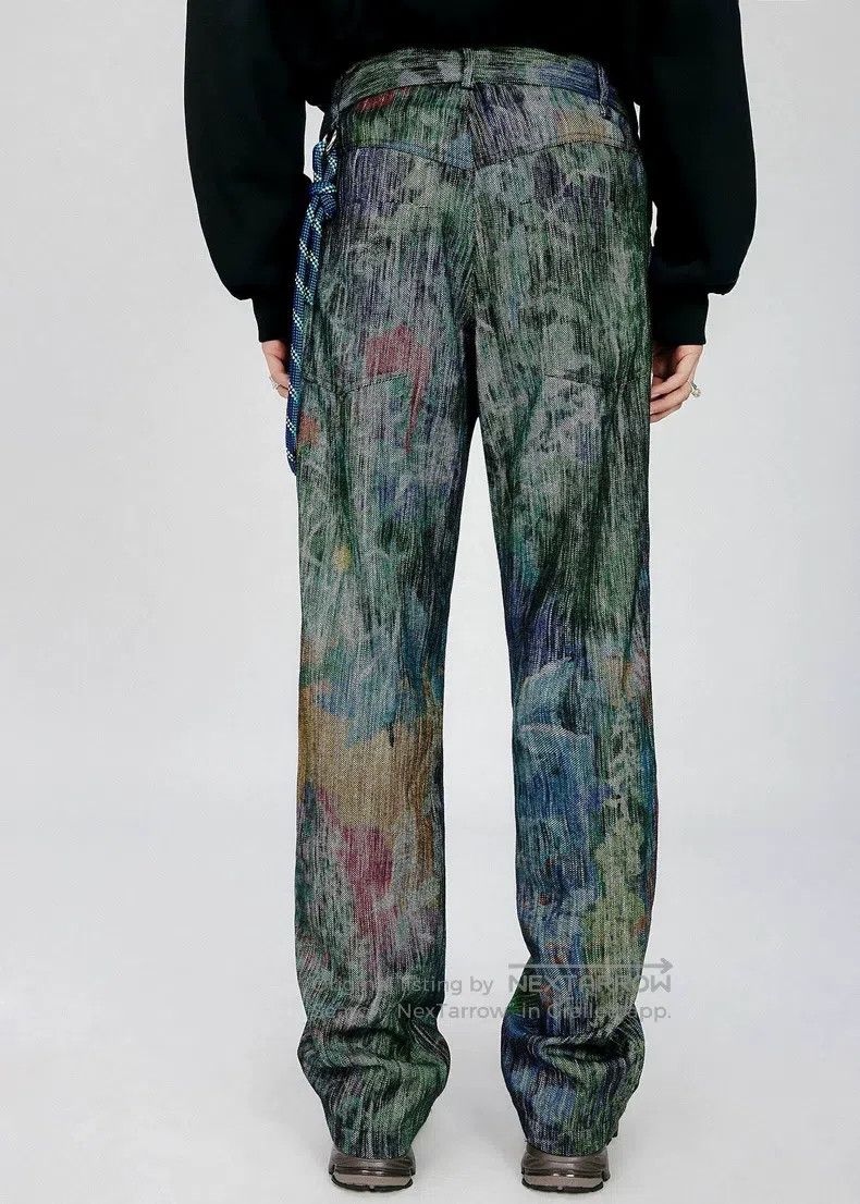 Song For The Mute SONG FOR THE MUTE Hanging painting pants Size US 30 / EU 46 - 6 Thumbnail