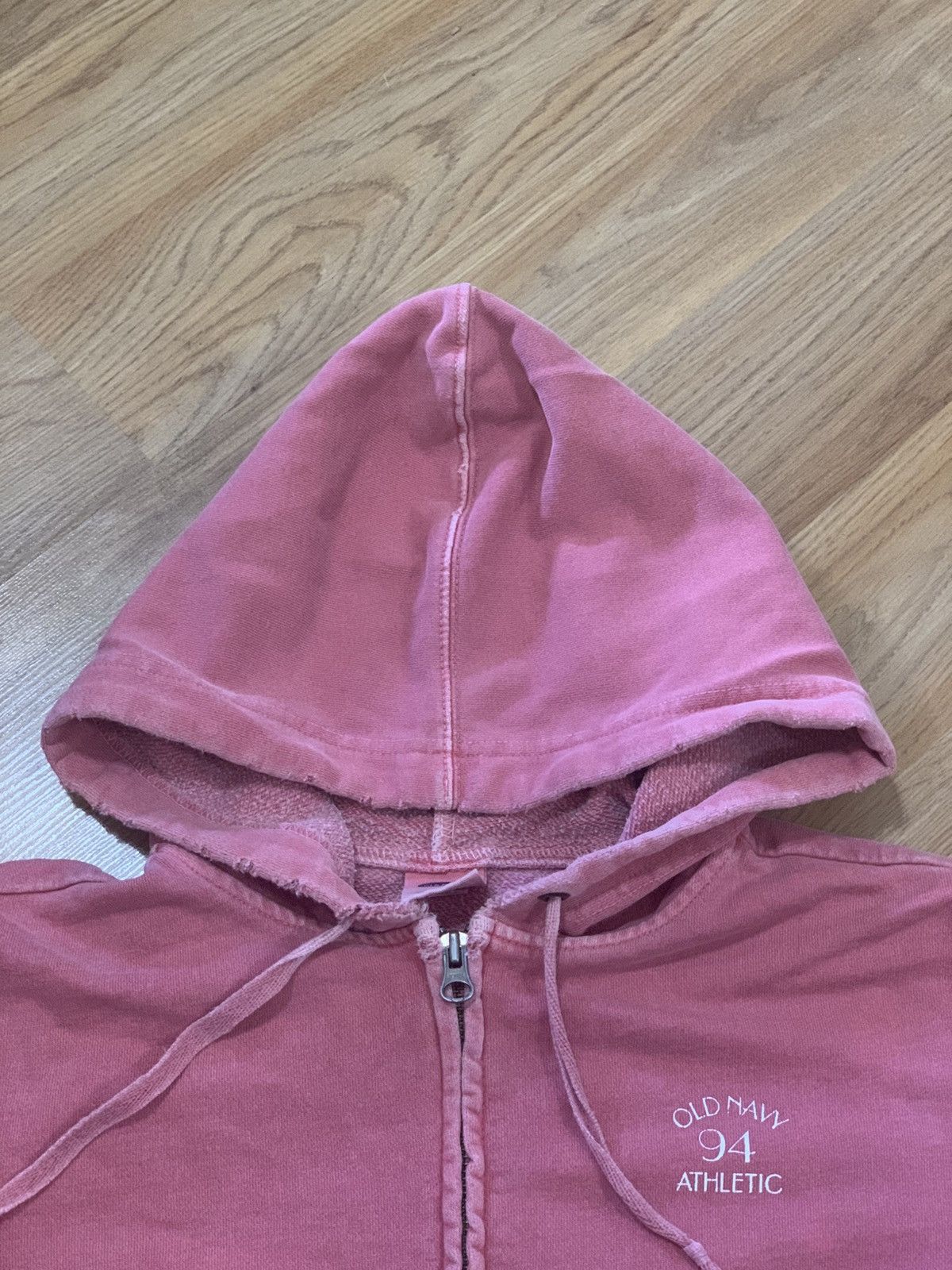 Old Navy Sz L- Vtg Old Navy Garment Dyed Hoodie Faded Distressed Y2K Size L / US 10 / IT 46 - 13 Thumbnail