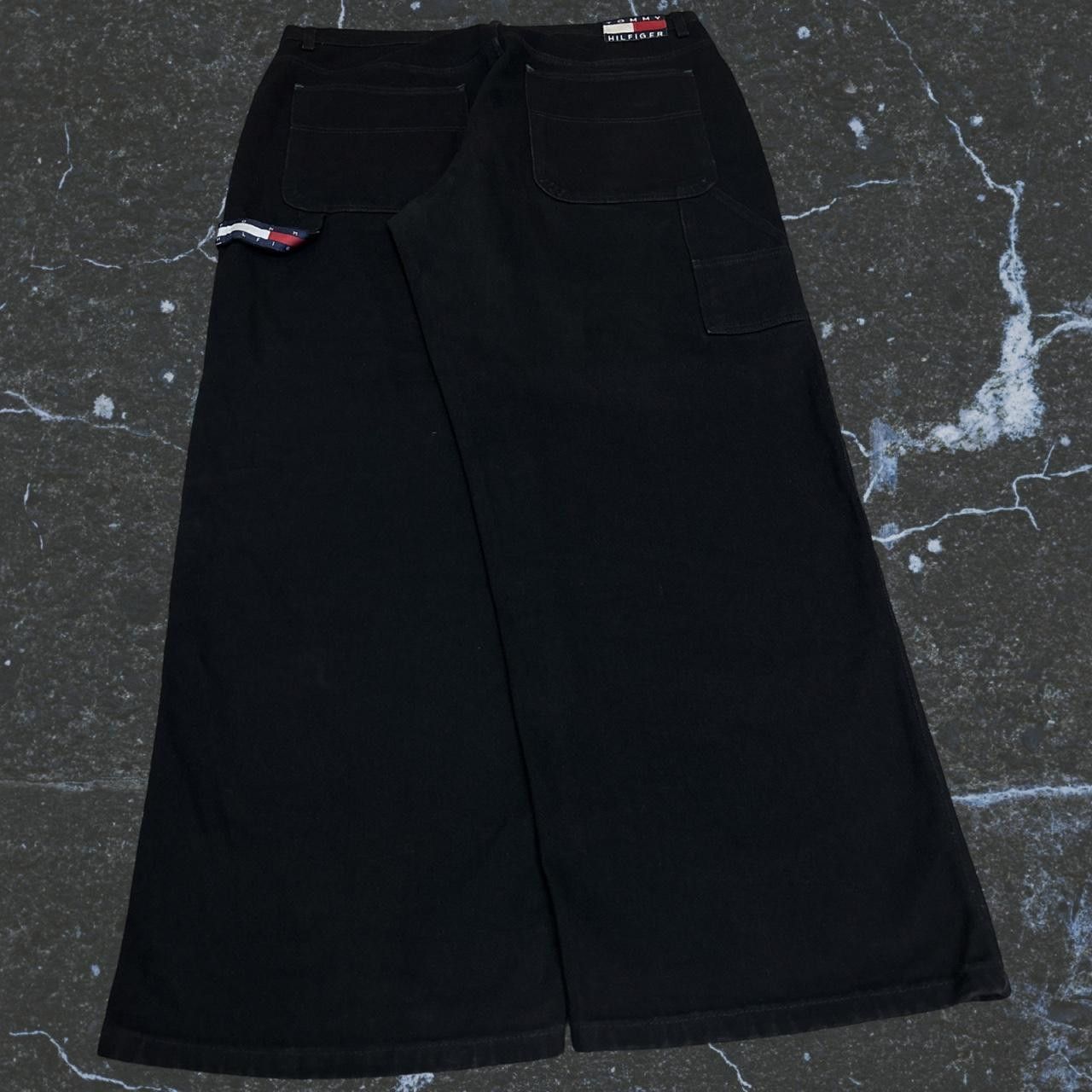 Tommy Hilfiger Tommy Hilfiger black baggy carpenter jeans Size US 40 / EU 56 - 2 Thumbnail