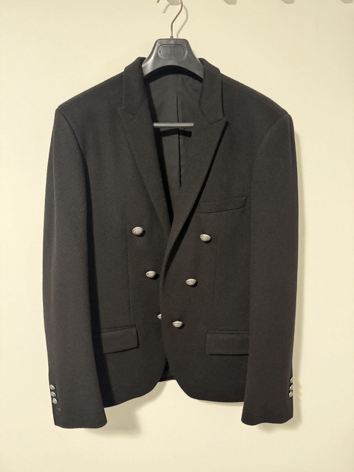 Balmain Balmain black cashmere blazer Size 44R - 1 Thumbnail