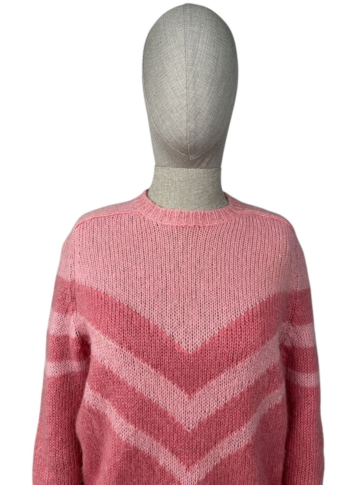 Sezane LA MAILLE SEZANE Rose Pink Kid Mohair Wool Blend Sweater Size M / US 6-8 / IT 42-44 - 10 Thumbnail