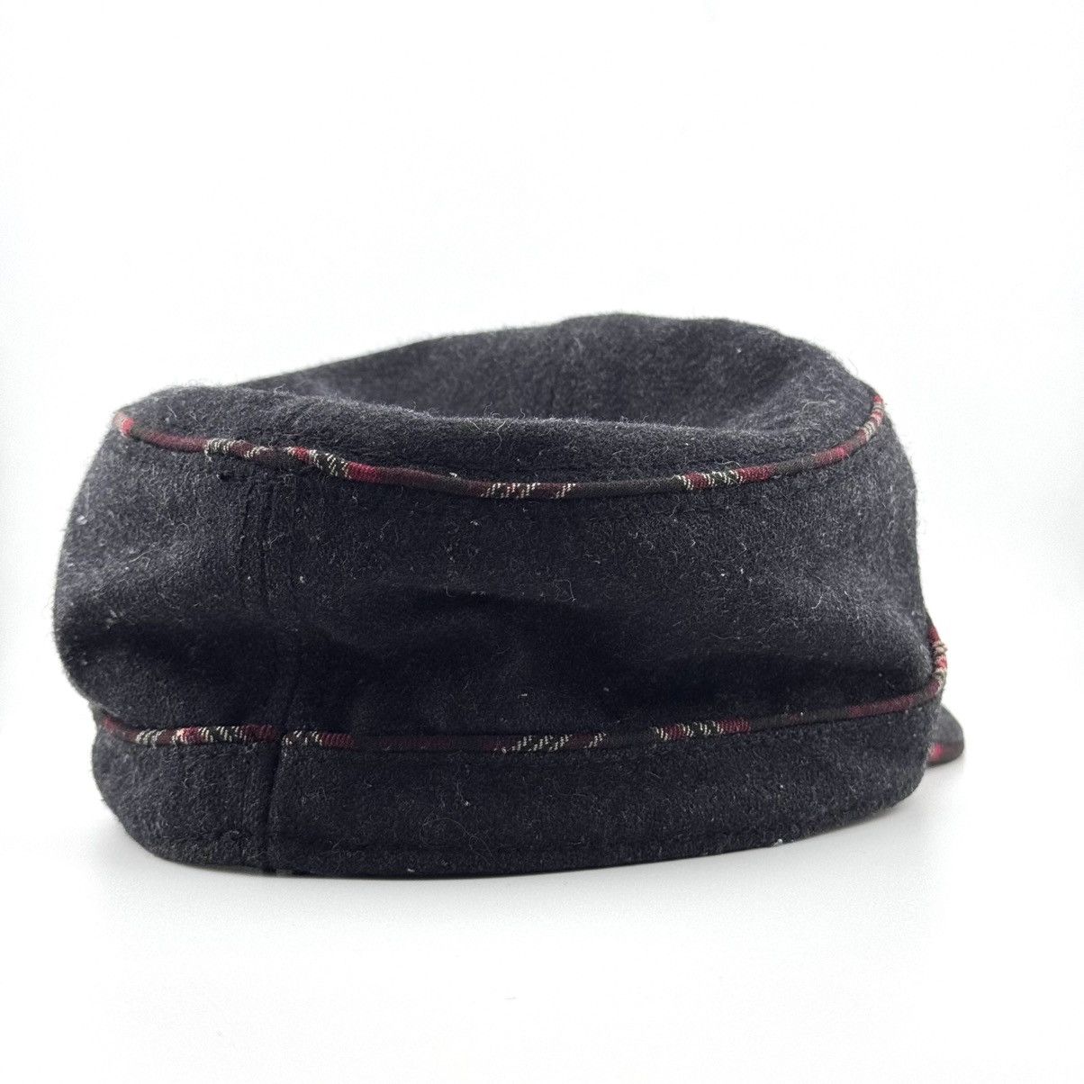 Woolrich Woolen Mills Woolrich Plaid Tartan Wool Viscose Cadet Hat Military Cap Size ONE SIZE - 3 Thumbnail