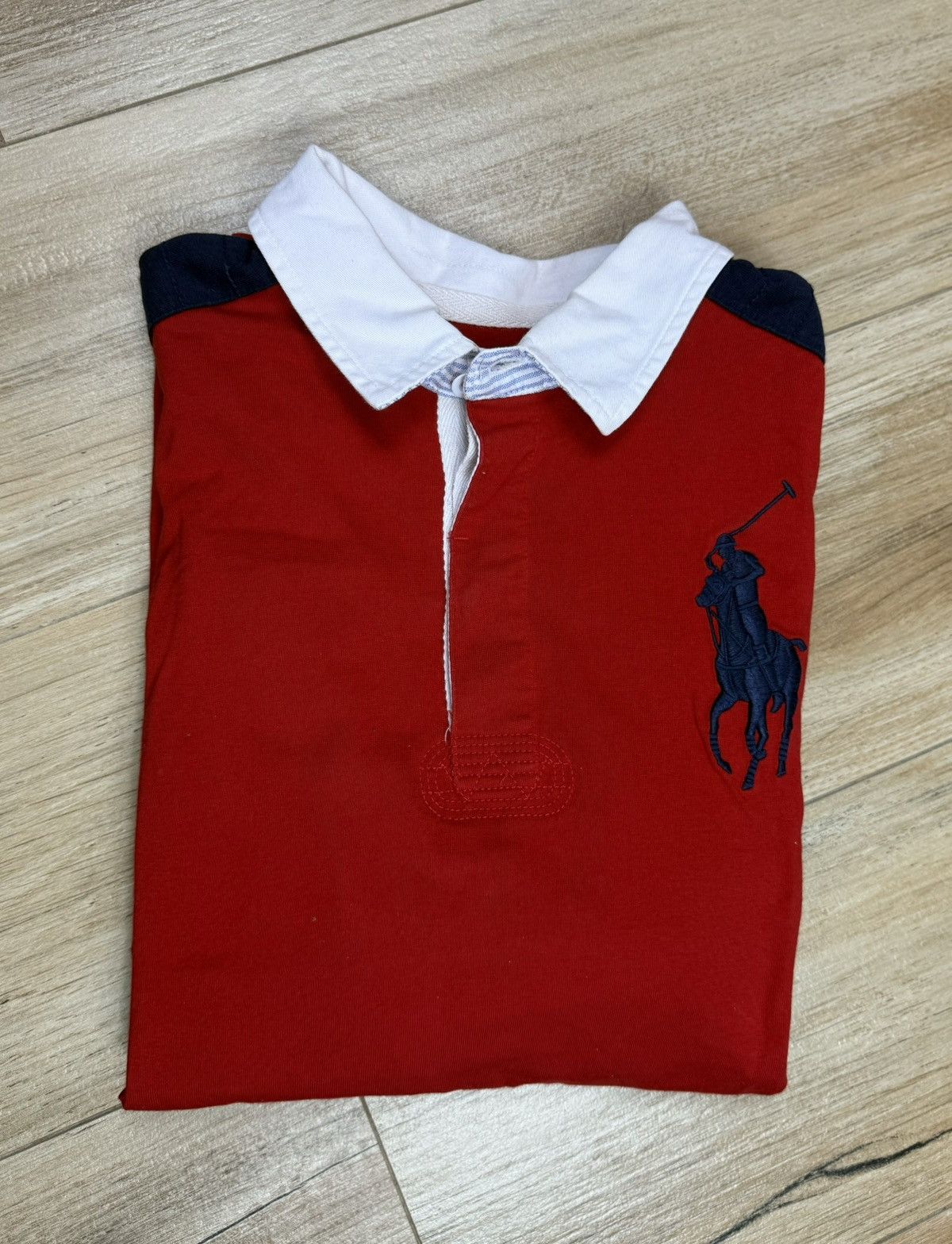 Polo Ralph Lauren Red Polo Ralph Lauren S 36 longsleeve Size US S / EU 44-46 / 1 - 2 Thumbnail