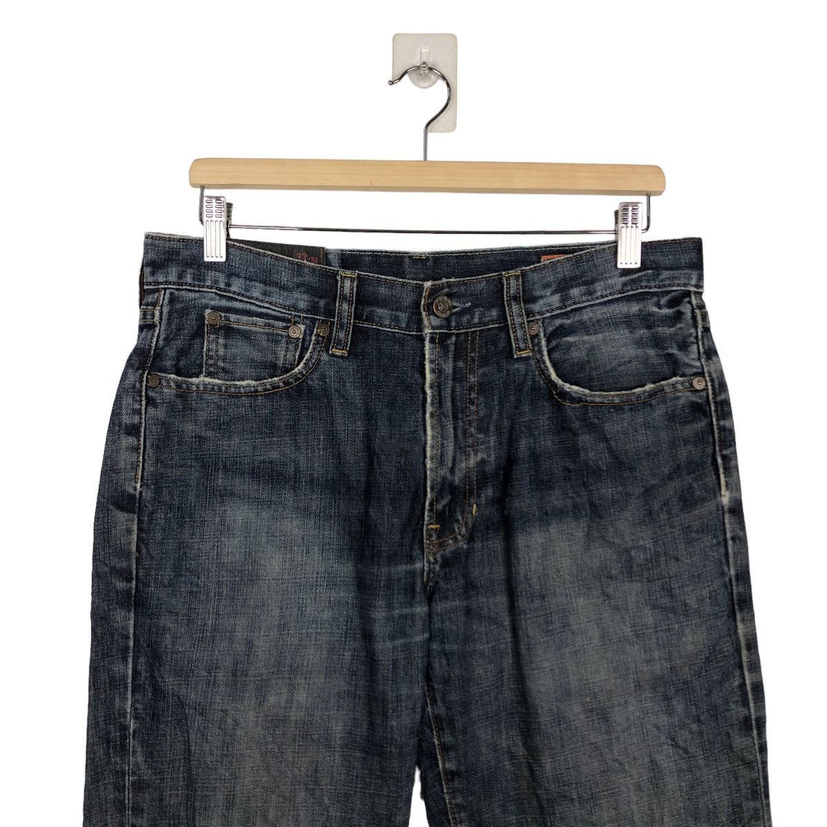 Japanese Brand Rare Punk Design Distressed DenimJeans Gap 1969 IsseyMiyake Size US 32 / EU 48 - 2 Thumbnail