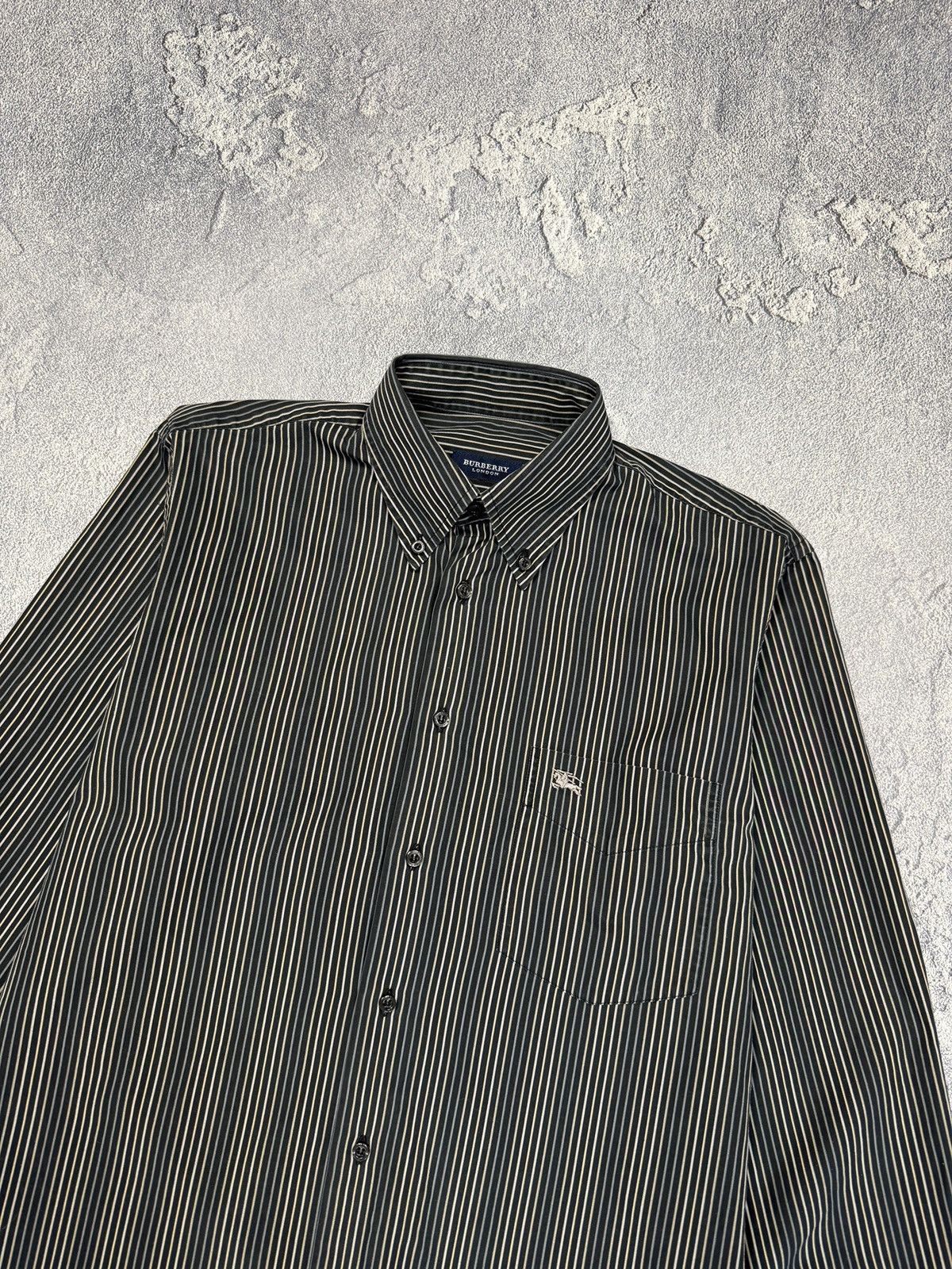 Burberry Burberry shirt men cotton vintage logo S gray Size US S / EU 44-46 / 1 - 2 Thumbnail