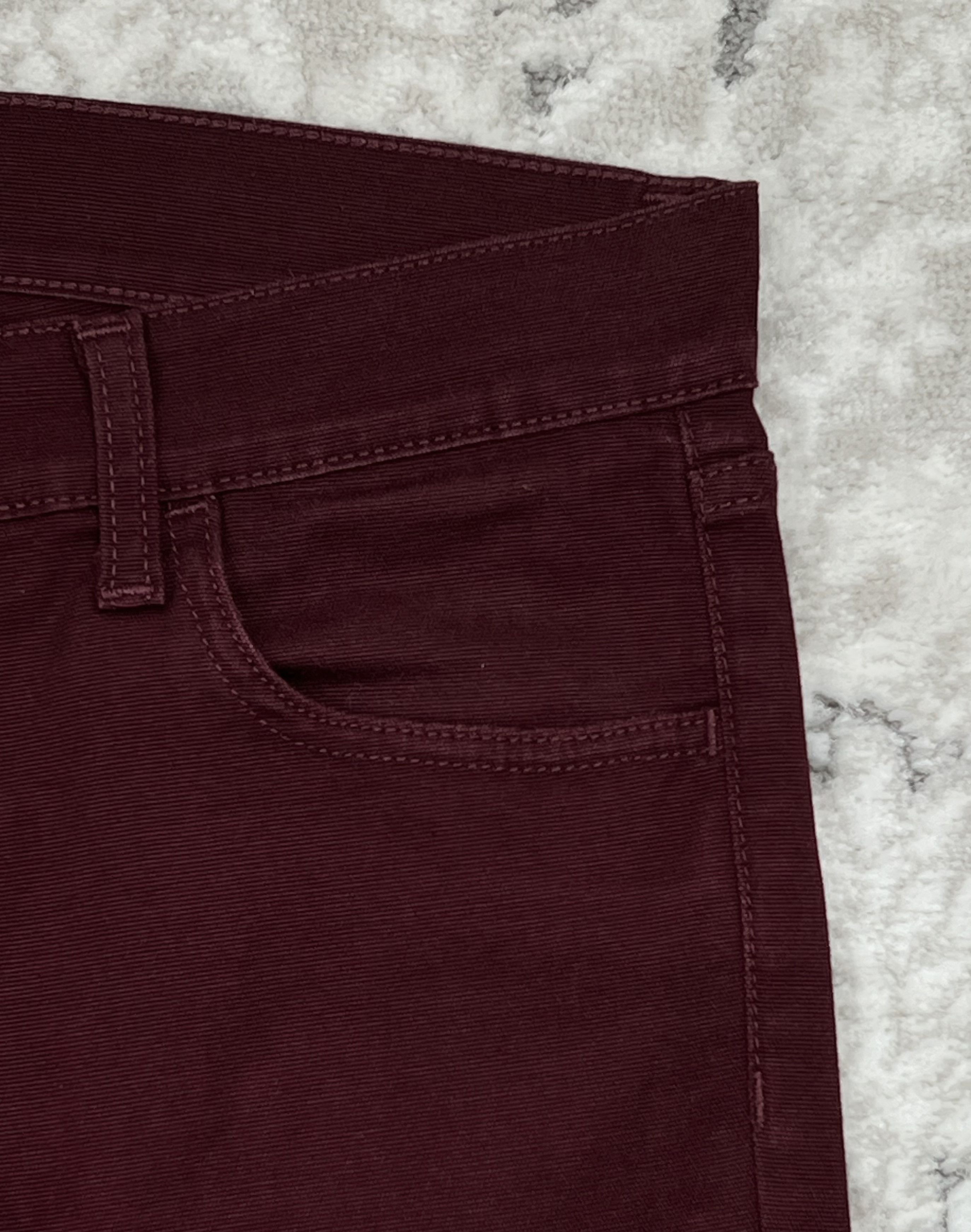 Carhartt Wip Carhartt WIP Rebel Pant Burgundy Stretch Slim Fit 31 Size US 31 - 4 Thumbnail