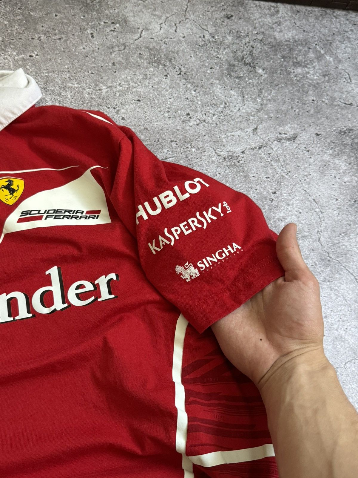 Ferrari × Puma Puma x Ferrari racing Y2K team red polo t shirt Size US XL / EU 56 / 4 - 4 Thumbnail