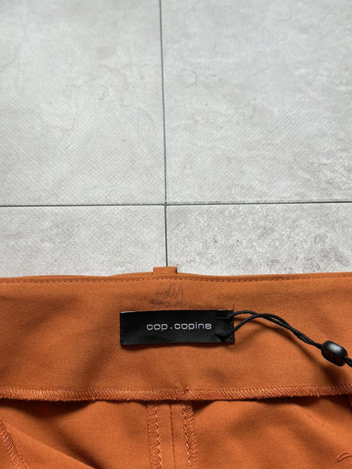 Cop Copine Cop Copine Mayabis Orange Mini Skirt Belt Pockets Taille 36 Size 25" / US 0 / IT 36 - 9 Thumbnail