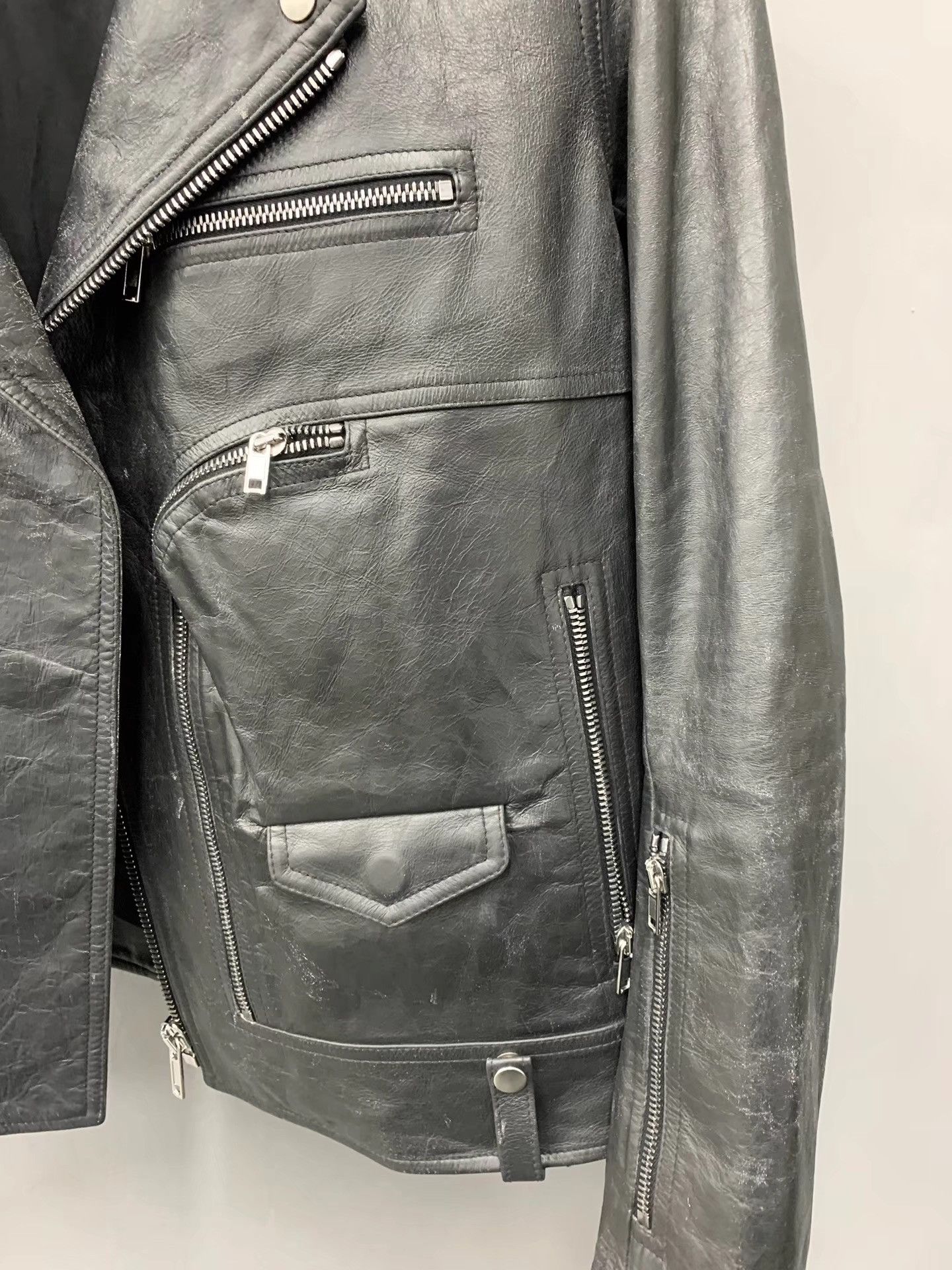 Rick Owens Rick Owens 25SS Leather Jacket K34 Size US M / EU 48-50 / 2 - 3 Thumbnail