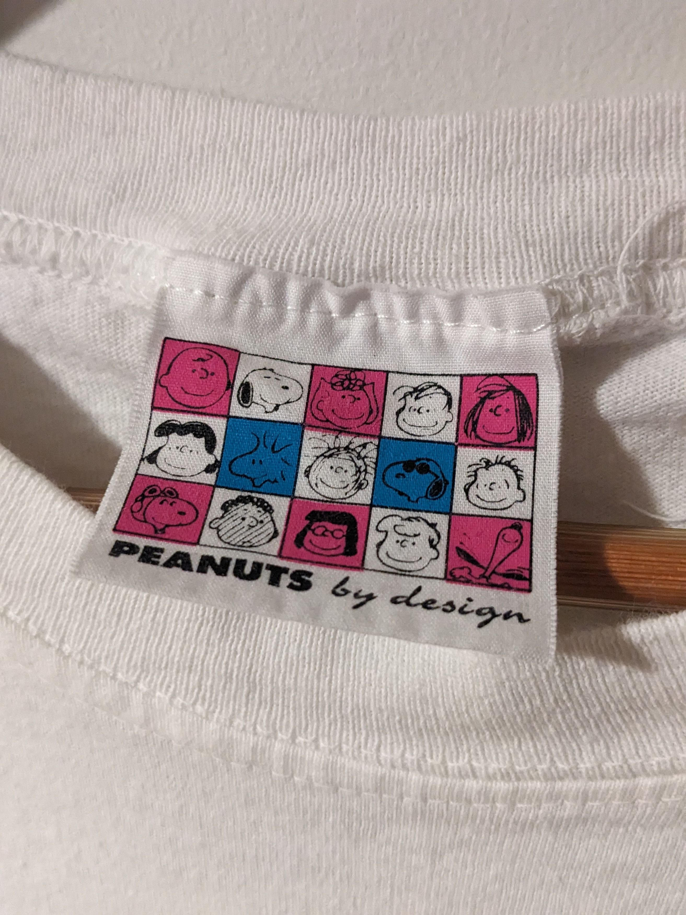 Peanuts × Vintage Vintage 90s Snoopy Joe Cool Peanuts Work Hard Play T-Shirt Size US L / EU 52-54 / 3 - 6 Thumbnail