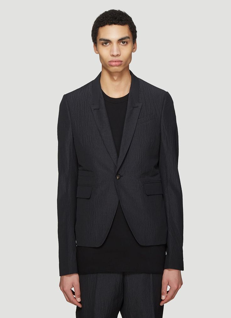 Rick Owens RICK OWENS SUIT TATLIN SOFT BLAZER & TROUSERS Size 38R - 6 Thumbnail