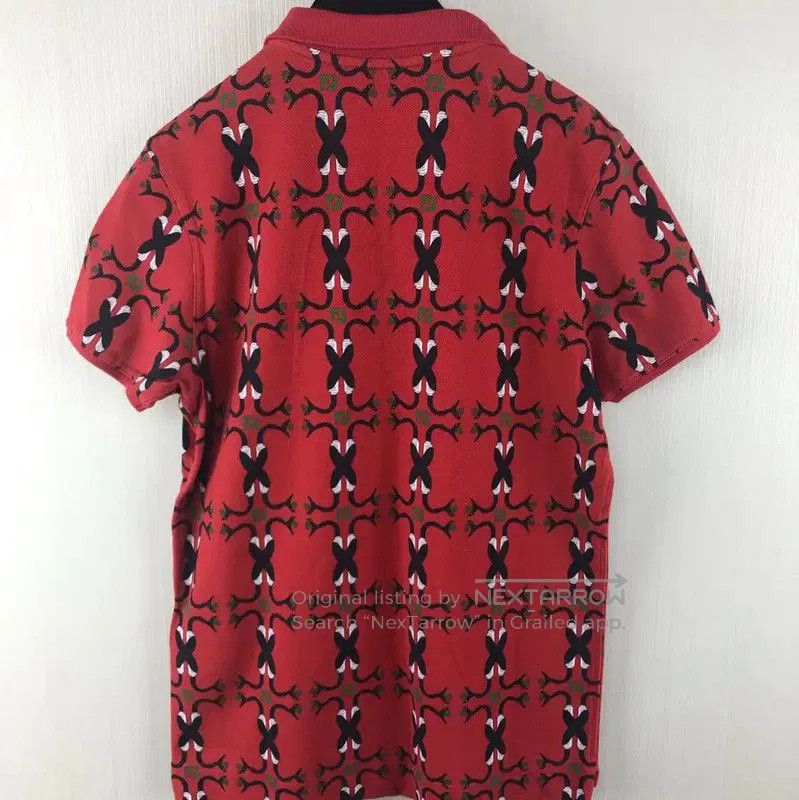 Fendi Fendi Red Cotton Men's Polo Shirt . Size US M / EU 48-50 / 2 - 2 Thumbnail