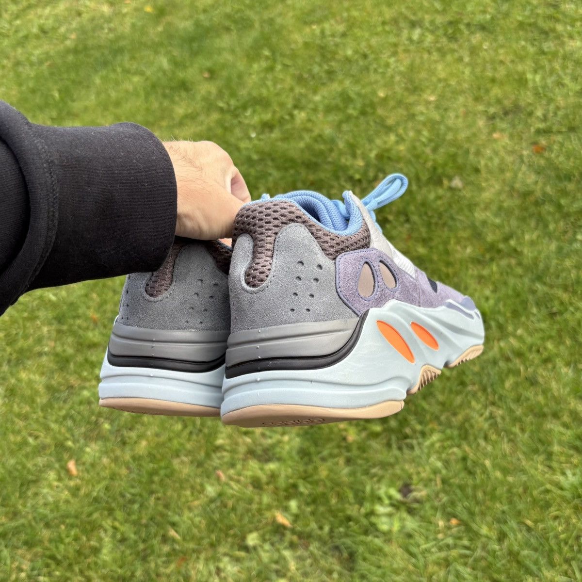 Adidas × Kanye West adidas Yeezy Boost 700 V1 Carbon Blue Size US 11.5 / EU 44-45 - 6 Thumbnail