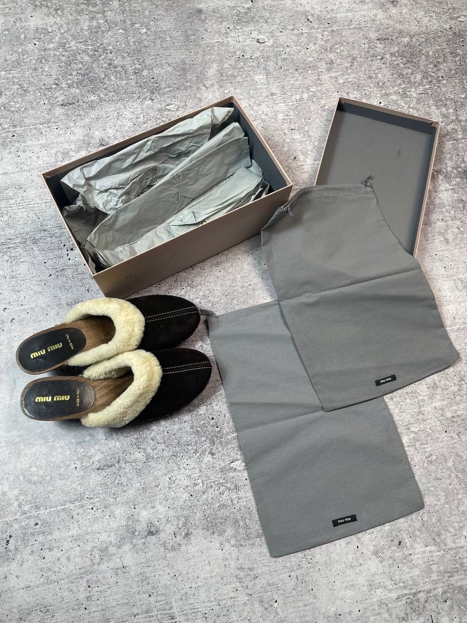 Miu Miu New Vintage 00s Miu Miu Archive Clog Mule Kitten Heels Y2K Size US 6.5 / IT 36.5 - 7 Thumbnail