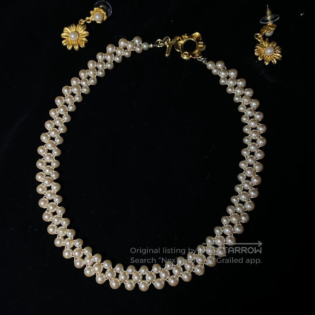 Kenzo Kenzo Paris Vintage Pearl Necklace. Size ONE SIZE - 4 Thumbnail