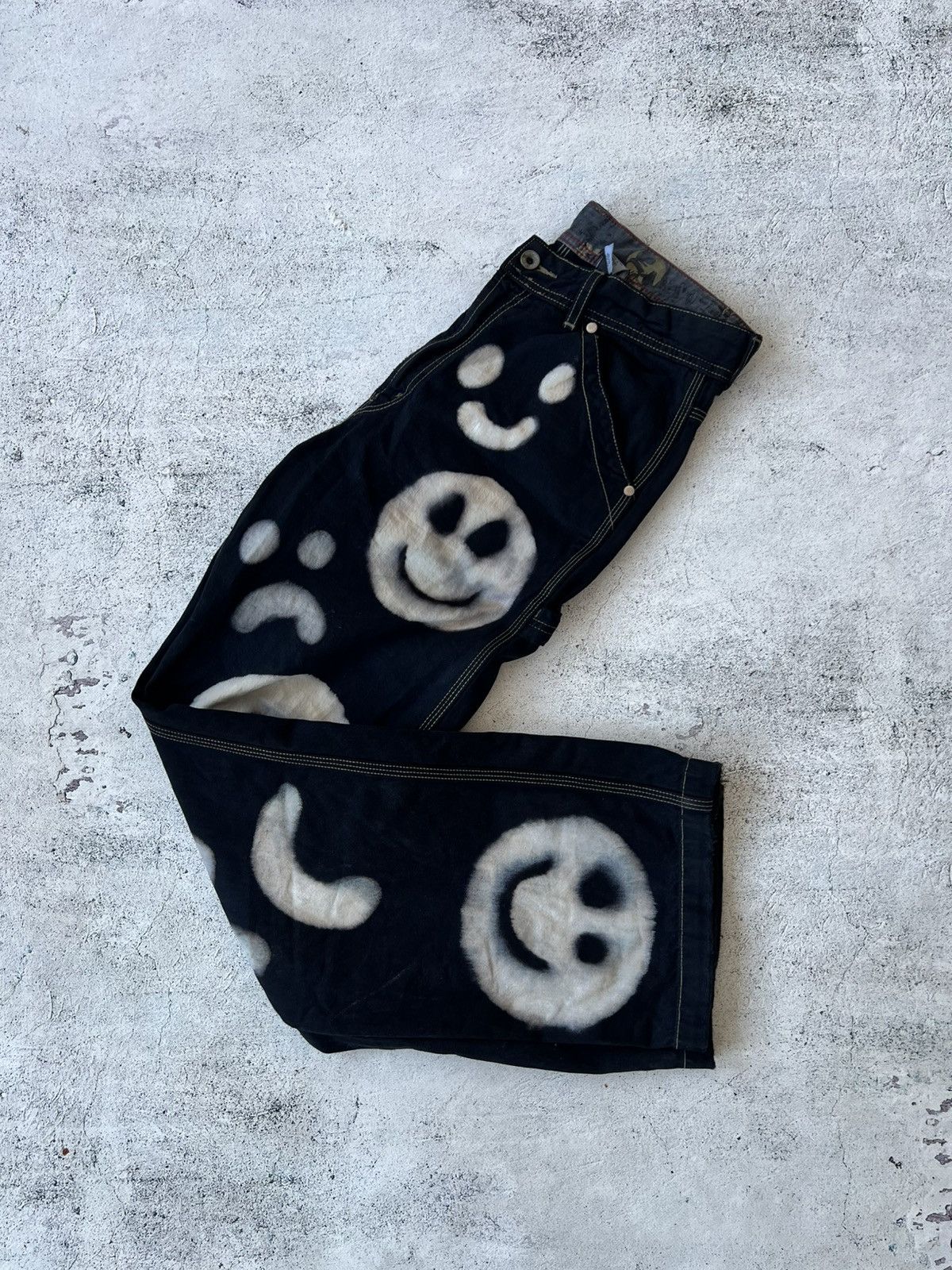 Levi's 🩸RARE🩸Levis Vintage Custom Smile Travis Scott Style Pants Size US 30 / EU 46 - 9 Thumbnail