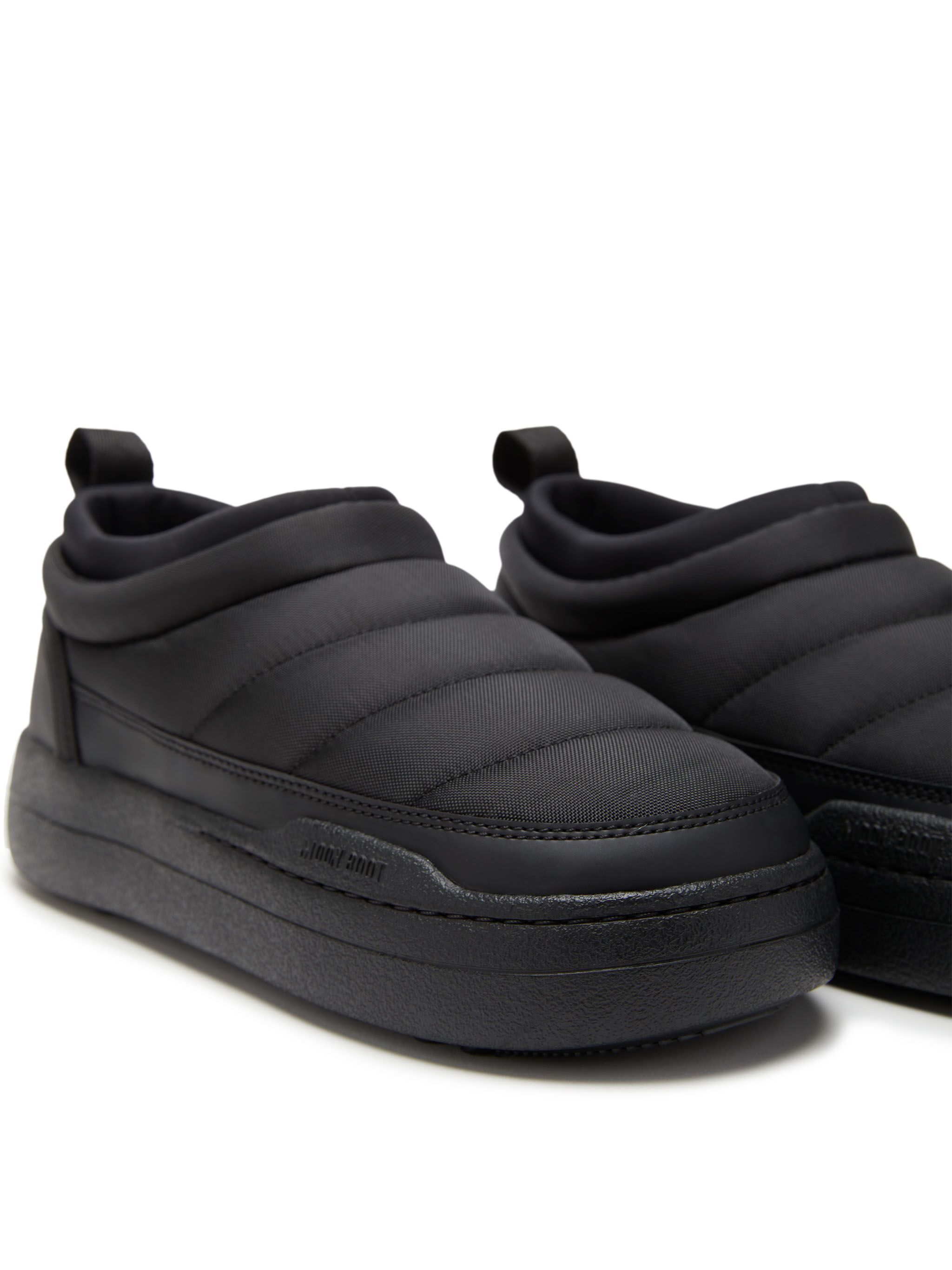 Moon Boot o1s22i1n1124 Soft Nylon Slip-On Park Shoes in Black Size US 13 / EU 46 - 2 Thumbnail