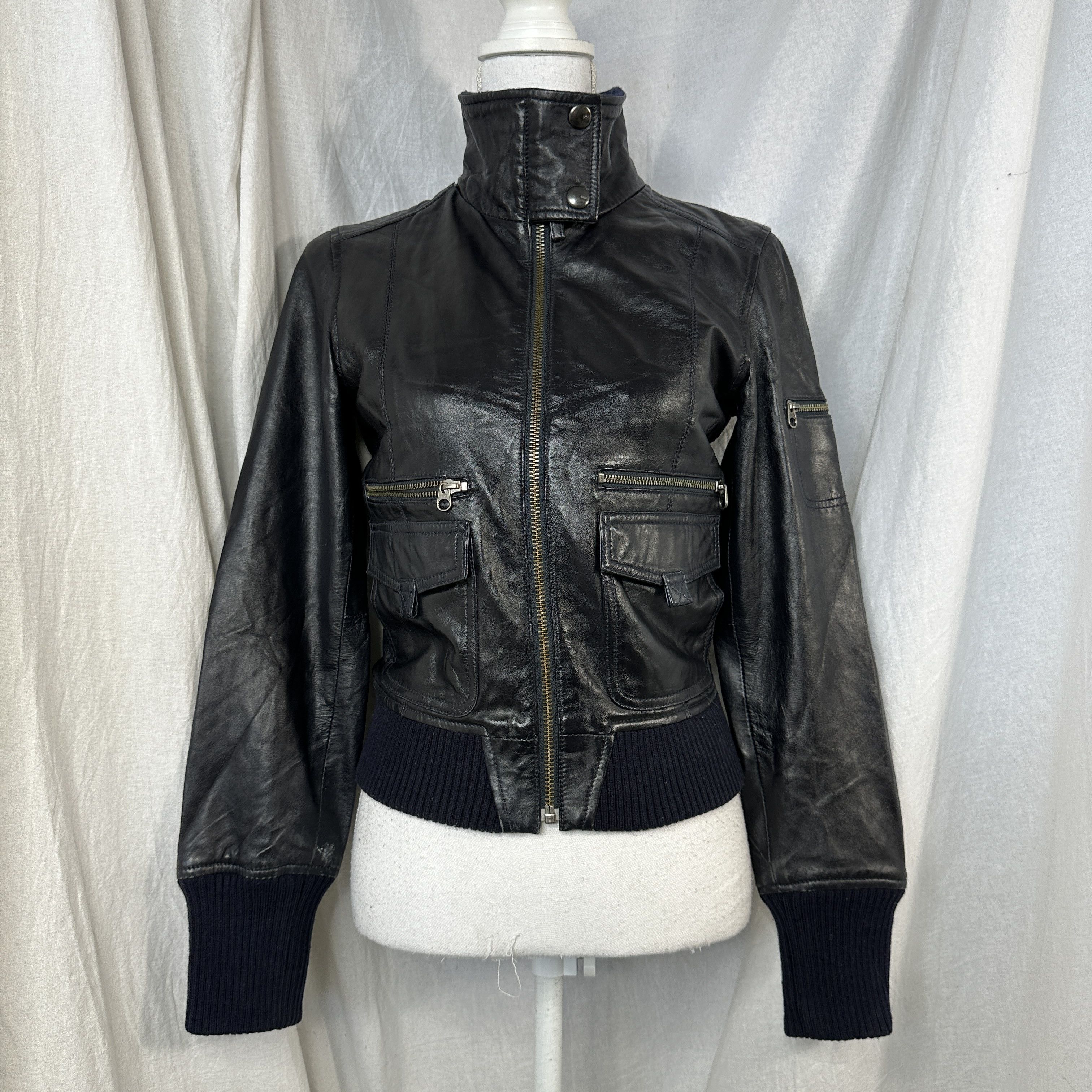Vintage Vintage Biker Leather Jacket Size US S / EU 44-46 / 1 - 7 Thumbnail