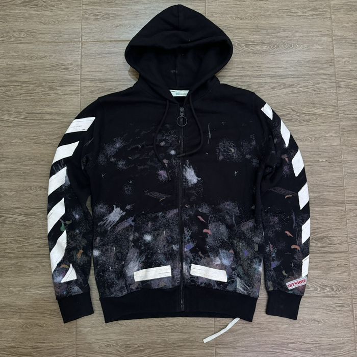 Hoodie galaxy off clearance white