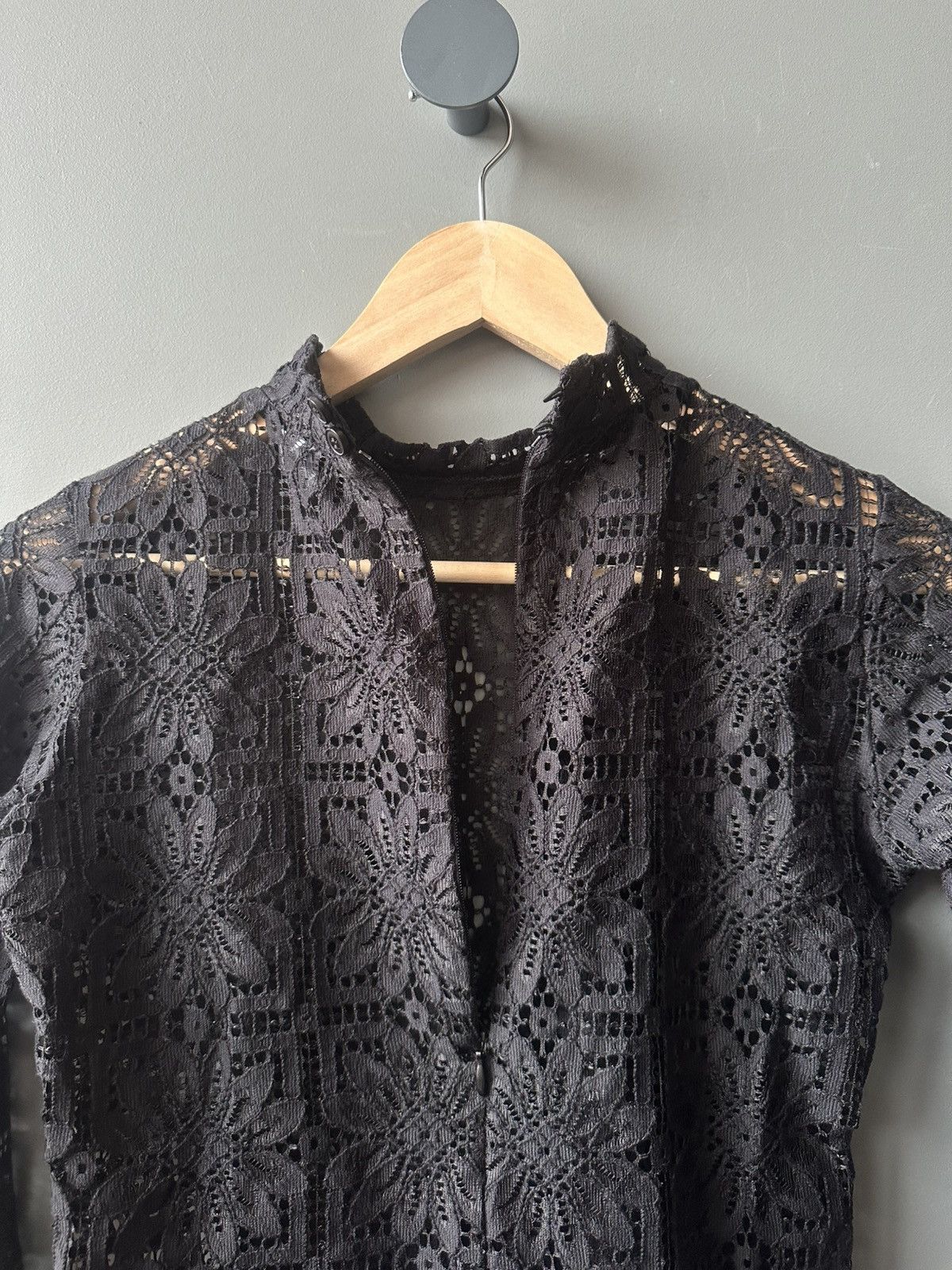 Hugo Boss Women's Boss & KINGA MATHE Lace Black Long Sleeve Size 34 FR Size XS / US 0-2 / IT 36-38 - 5 Thumbnail