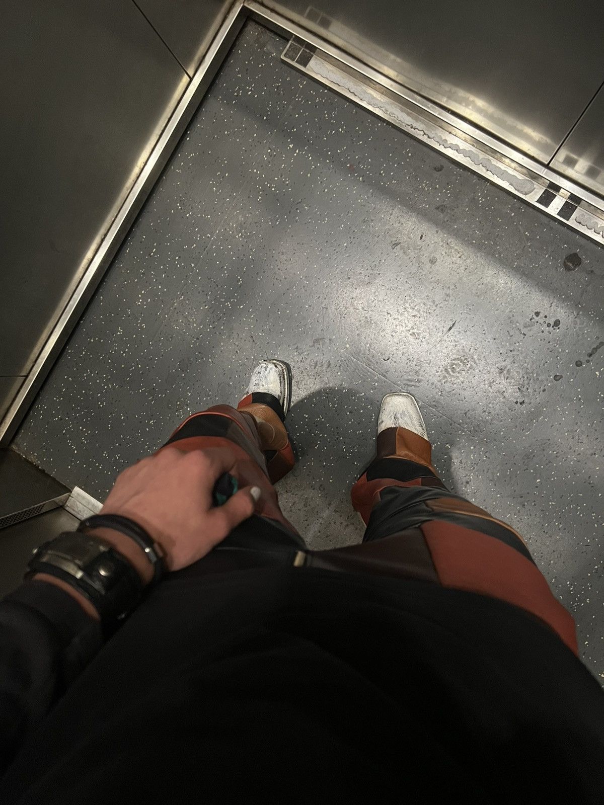 Other Handmade Flared Leather Pants Size US 31 - 10 Thumbnail