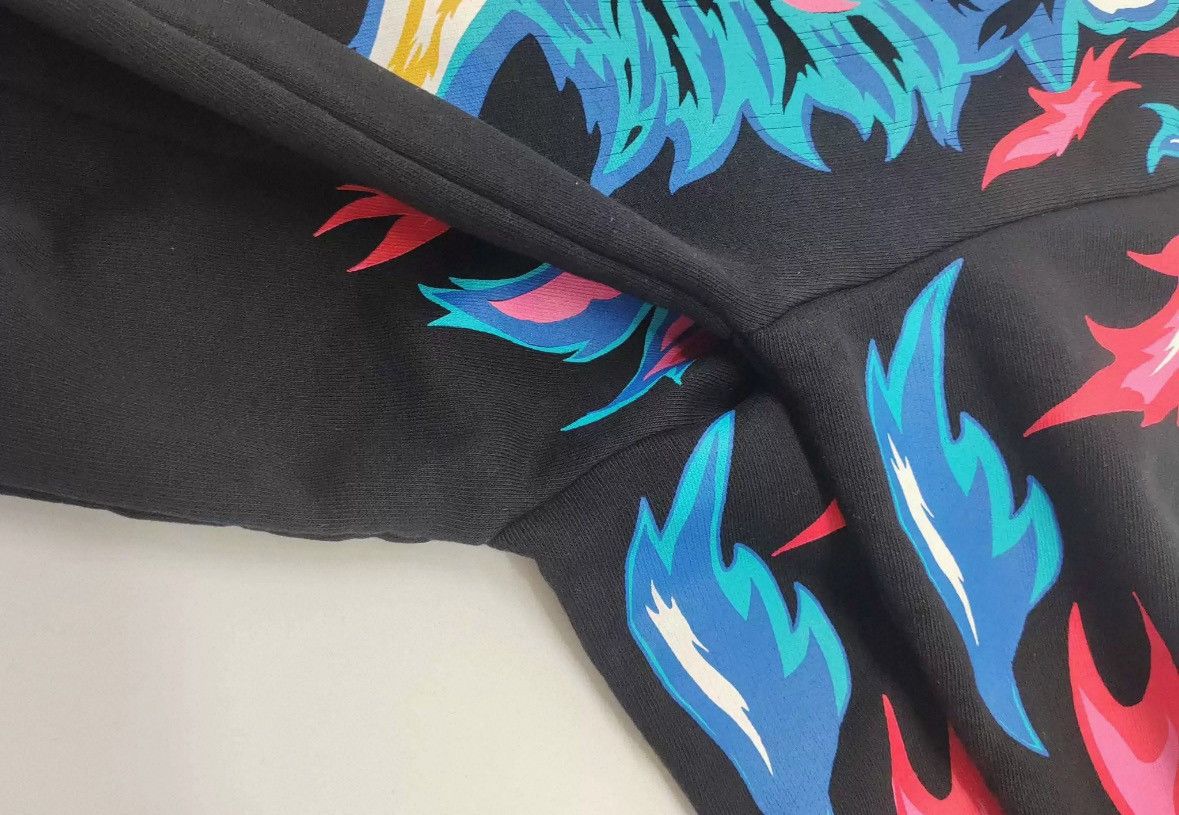 Givenchy Givenchy Black Print Hooded Zip-Up Jacket Size US S / EU 44-46 / 1 - 11 Thumbnail