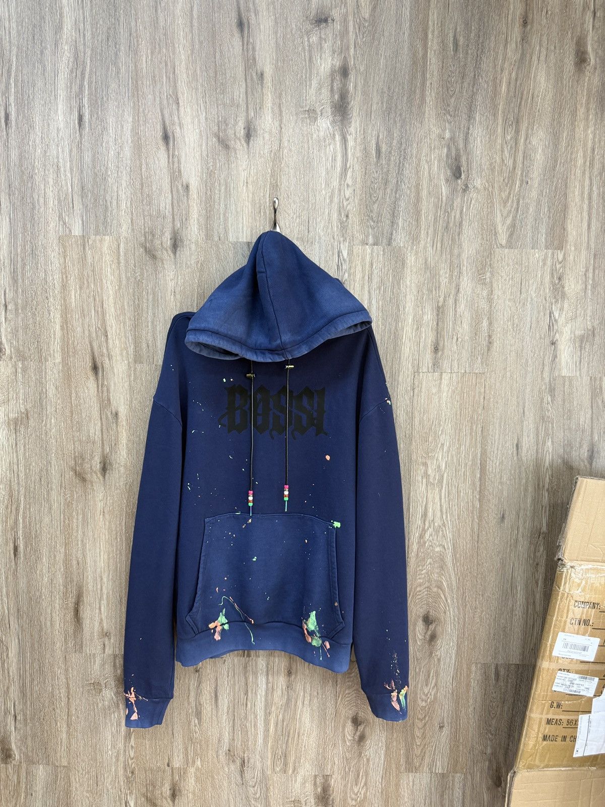 Bossi Sportswear Bossi Blue Pull Over Hoodie Size US M / EU 48-50 / 2 - 1 Thumbnail