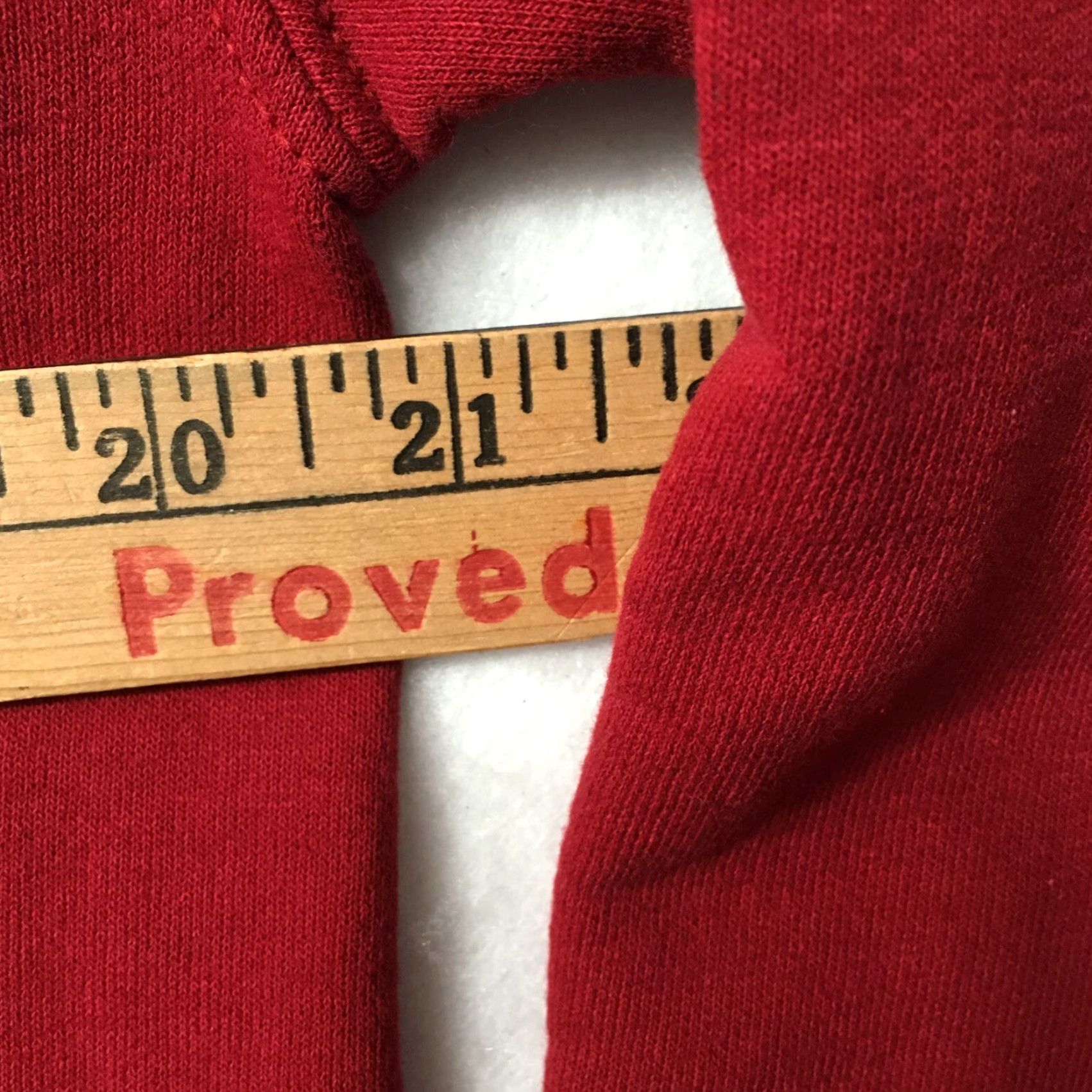 Jerzees VINTAGE Jerzees Sweatshirt 90s Long Sleeve Crew Bible Verse 1 Cor. 15:10 God Burgundy Men M Size US M / EU 48-50 / 2 - 7 Thumbnail