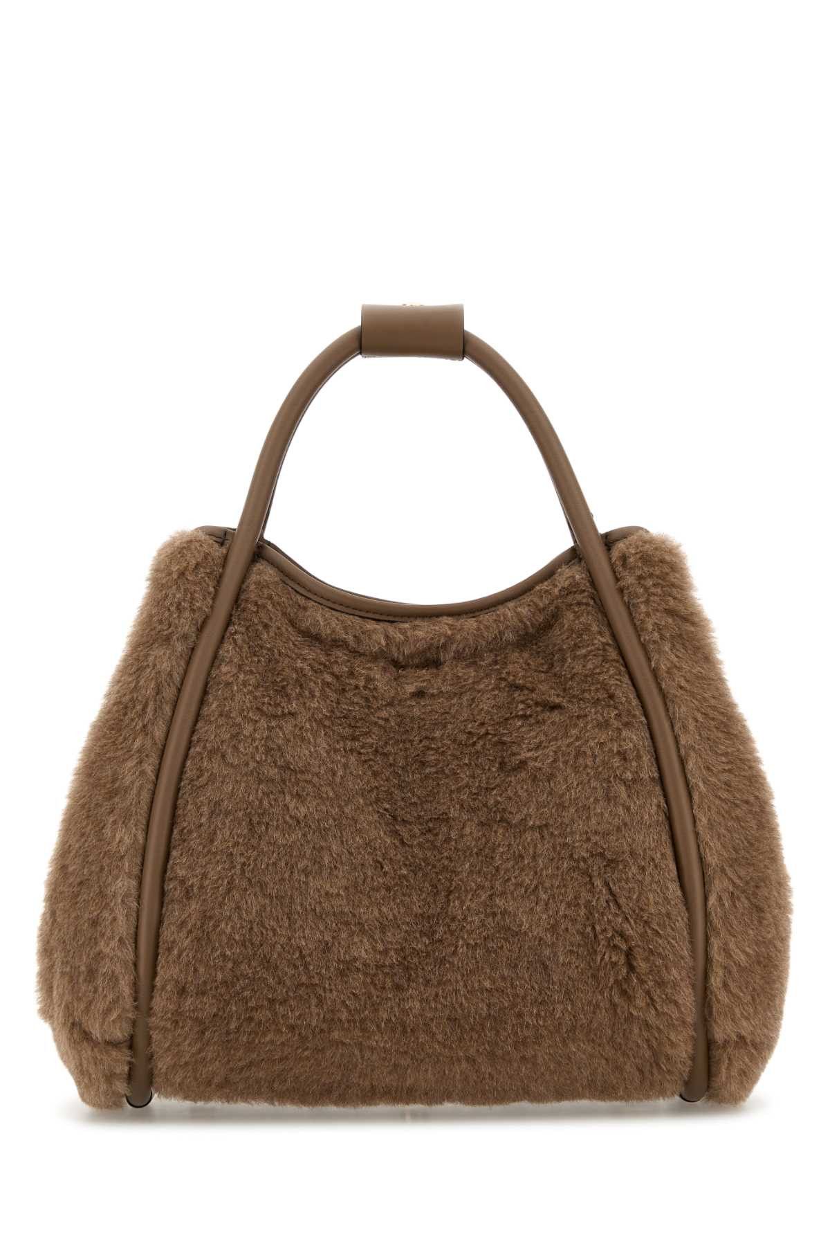 Max Mara Mud Teddy Marin Handbag Size ONE SIZE - 1 Thumbnail