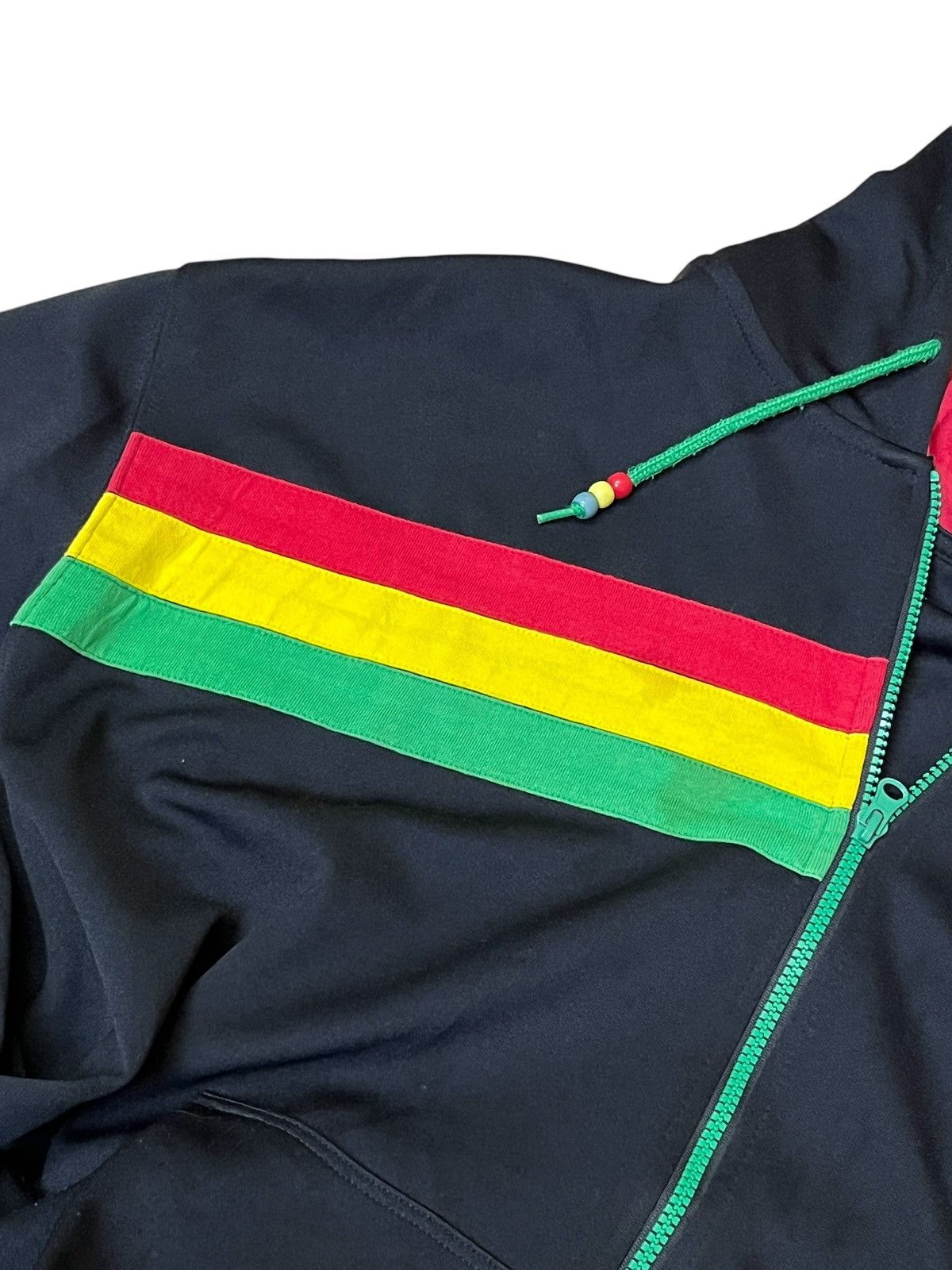 Japanese Brand HIP HOP🔥ZAPAGEAR JAH RASTAFARI TRACKTOP ZIPPER HOODIES Size US XXL / EU 58 / 5 - 5 Thumbnail