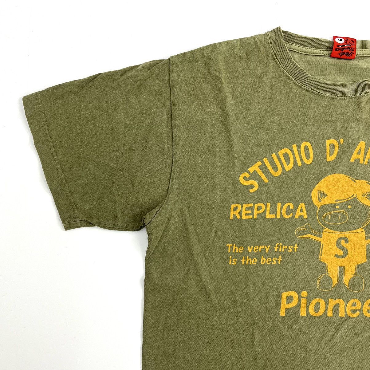 Studio D'Artisan Vintage Studio D'Artisan Pioneer Logo Green Tee Y2K Size US XL / EU 56 / 4 - 4 Thumbnail