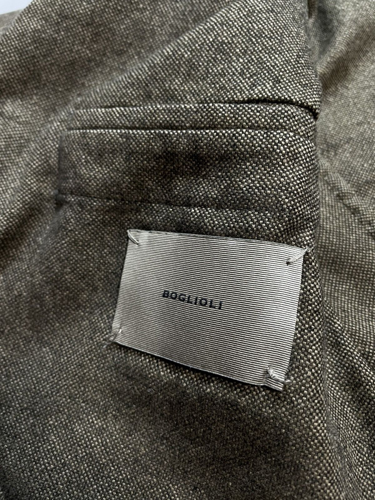 Boglioli Boglioli Herringbone Wool K-Jkt Unstructured Blazer 46 Size 46R - 12 Thumbnail
