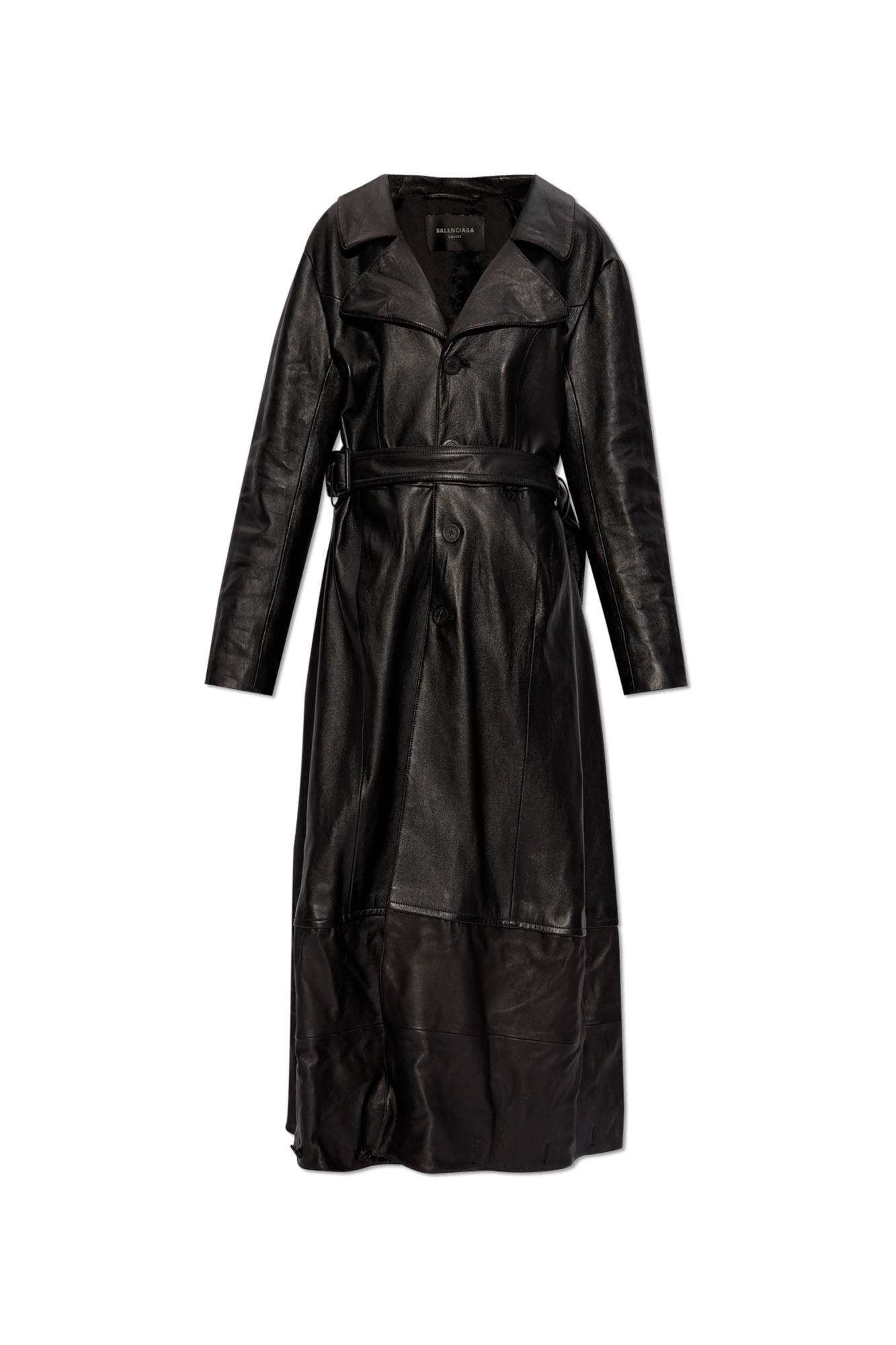 Balenciaga o1bcso1str1025 Flatground Trench Coat in Black Size M / US 6-8 / IT 42-44 - 1 Thumbnail