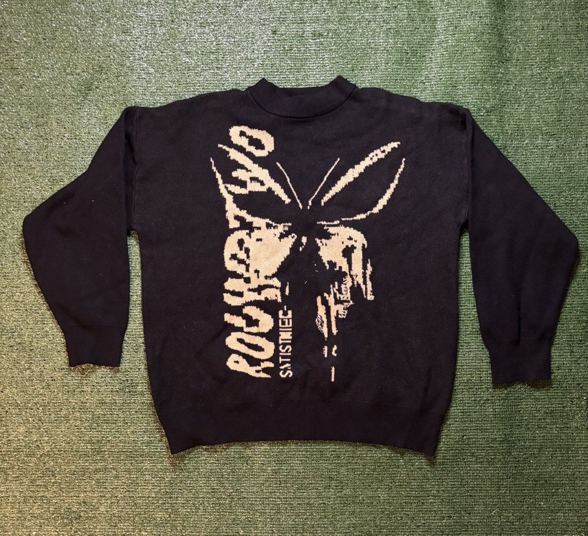 Other Knit Men's and Women's Sweater Harajuku Butterfly Loose Top Size US M / EU 48-50 / 2 - 1 Thumbnail