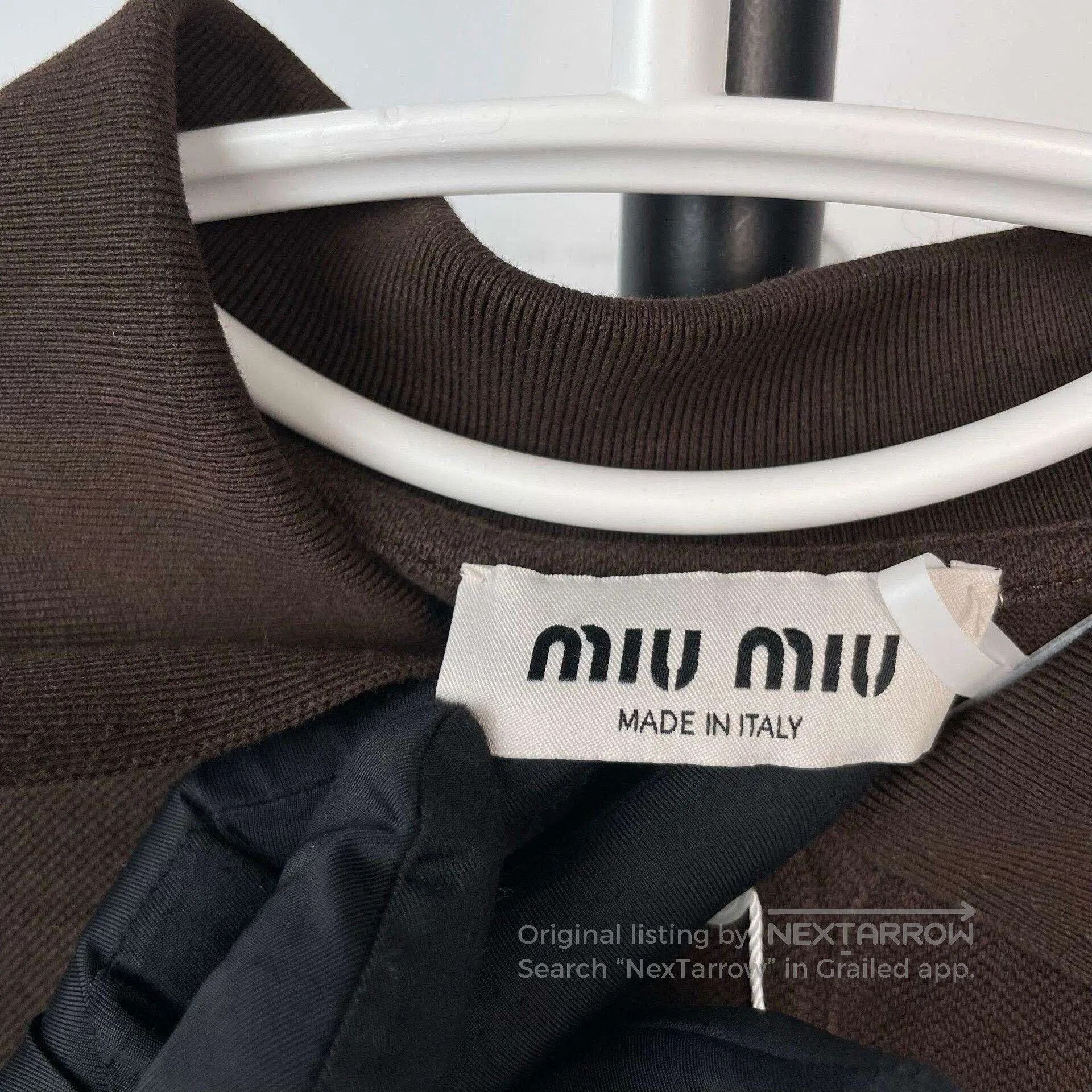 Miu Miu Miumiu Dark Brown Fake Two. Size S / US 4 / IT 40 - 9 Thumbnail