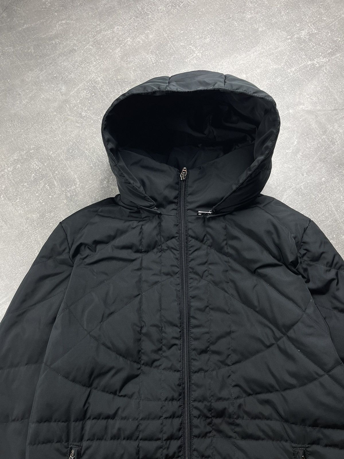 Moncler Moncler Archives Rare Long Black Down Coat with Hood Size M / US 6-8 / IT 42-44 - 3 Thumbnail