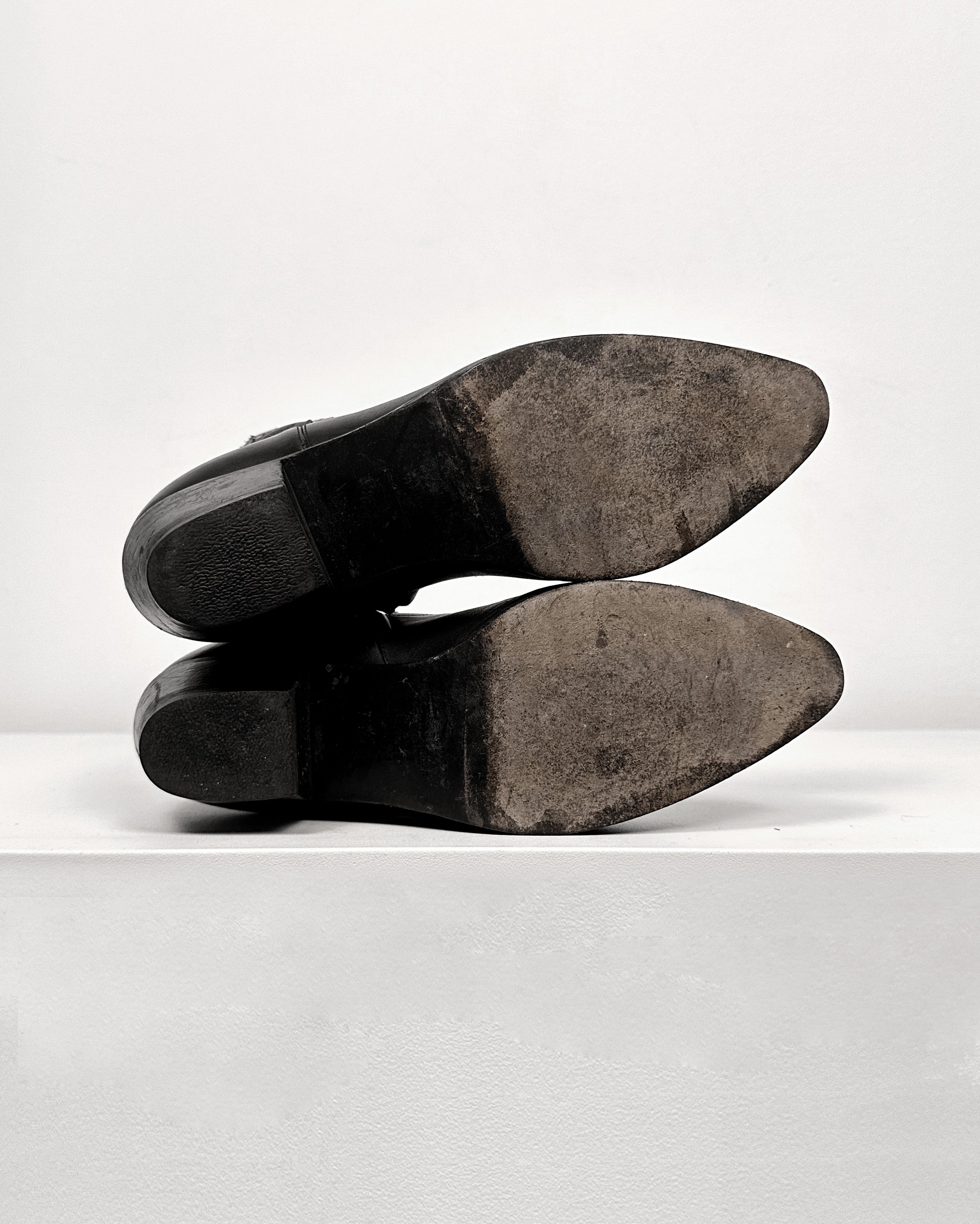 Saint Laurent Paris Saint Laurent Snakeskin Logo Pattern Cowboy Rock Boots Size US 6.5 / EU 39-40 - 4 Thumbnail