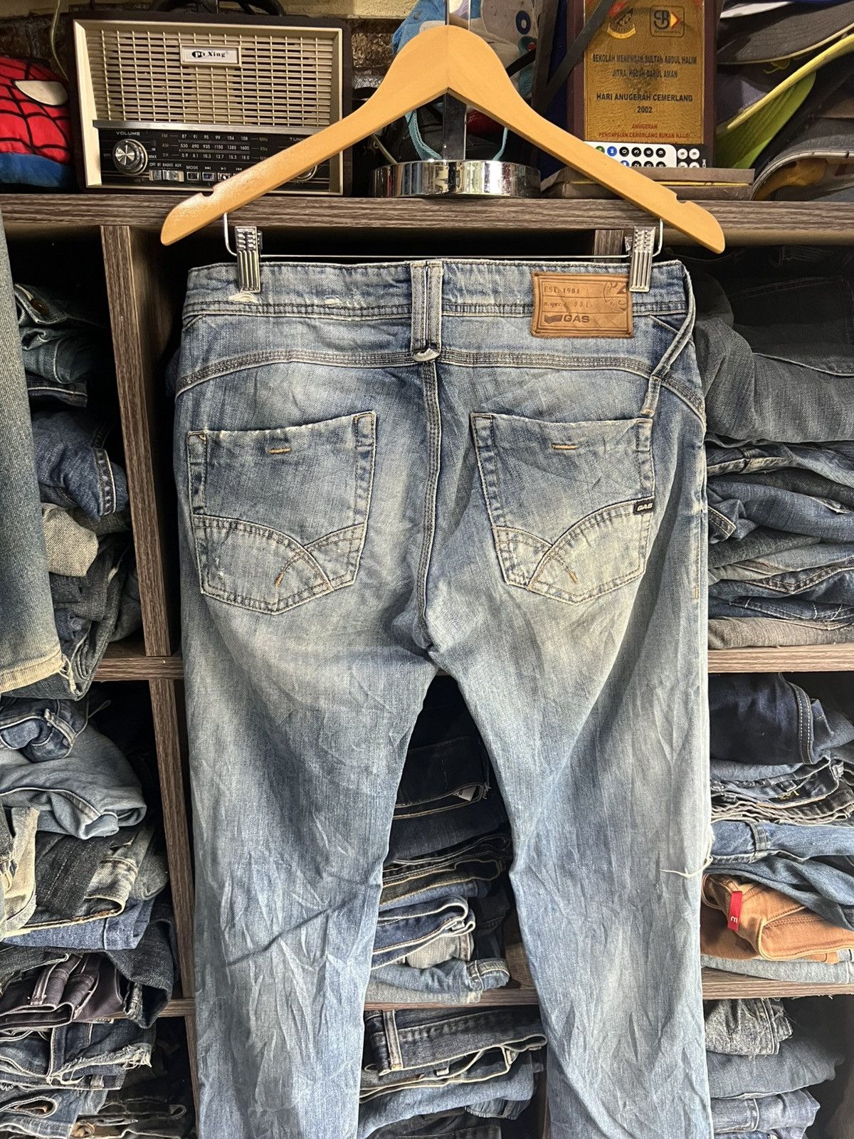 GAS 🔥Rare Gas Distressed Denim Size US 32 / EU 48 - 12 Thumbnail