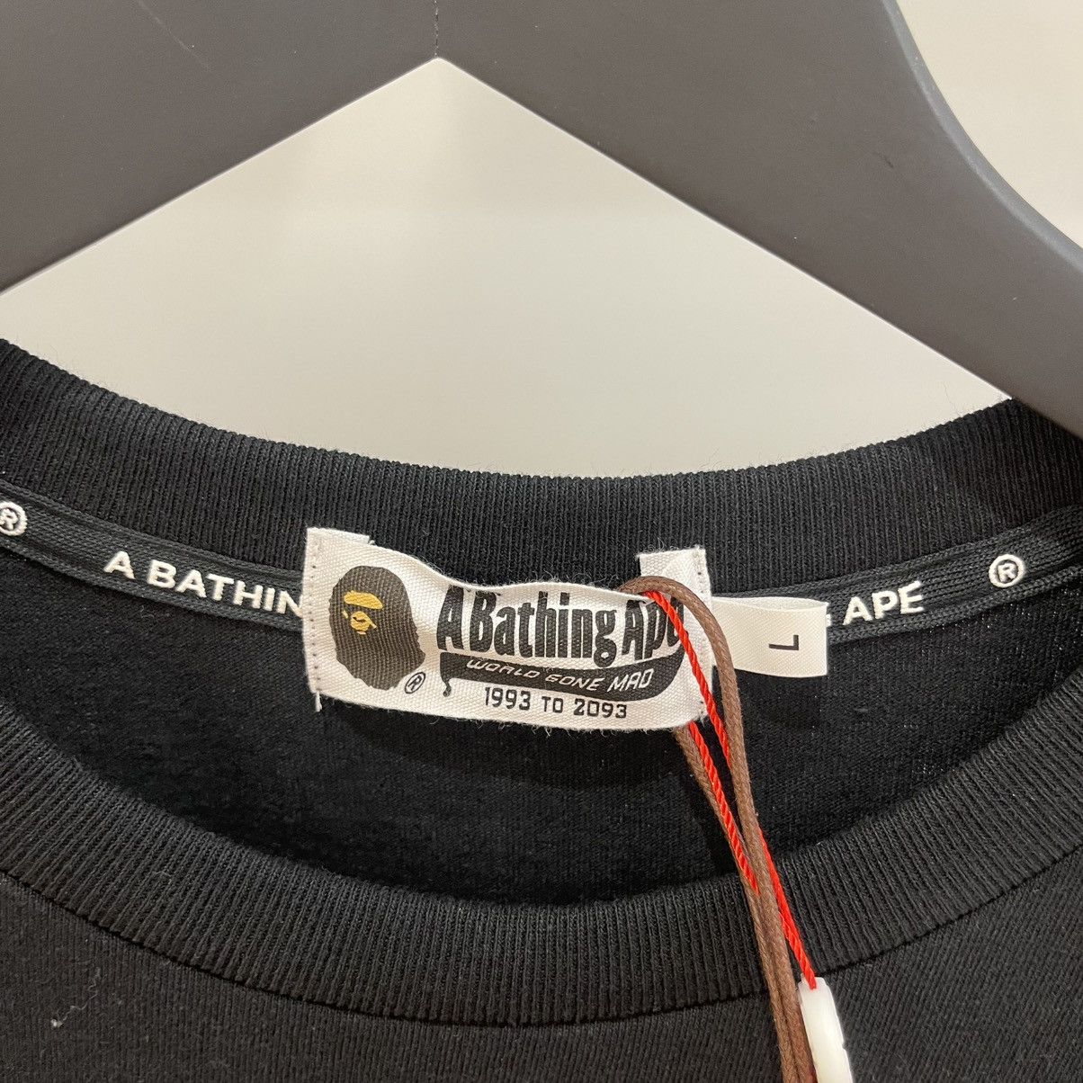 Bape Bape A Bathing Ape Head One Point Pocket Tee Size US L / EU 52-54 / 3 - 4 Thumbnail