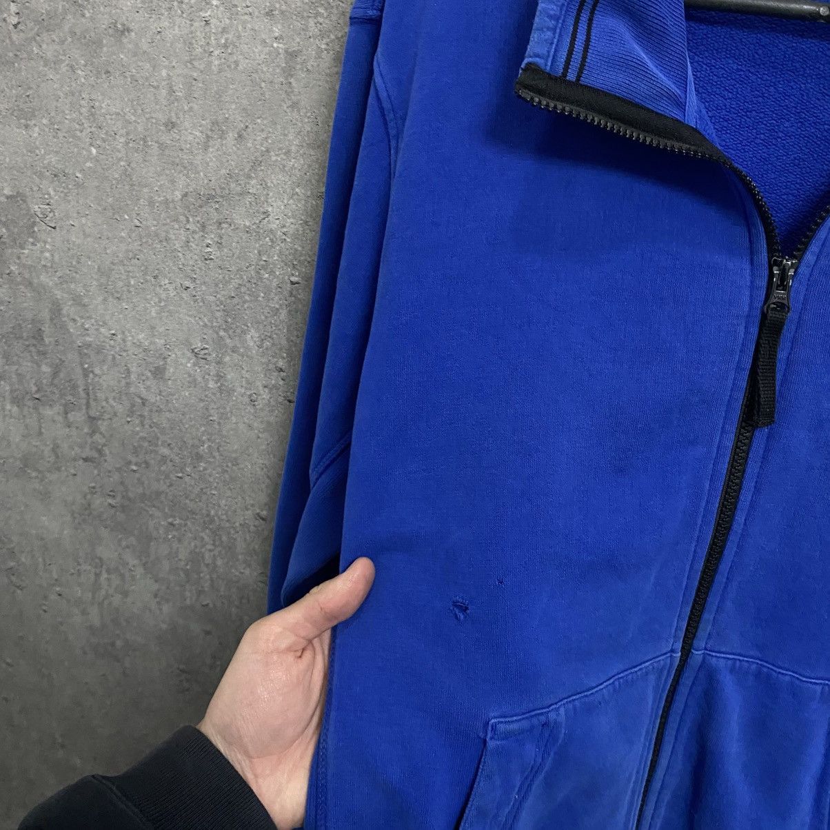 Stone Island 00s Vintage Stone Island Zip Hoodie Full Zip Blue Size US L / EU 52-54 / 3 - 6 Thumbnail