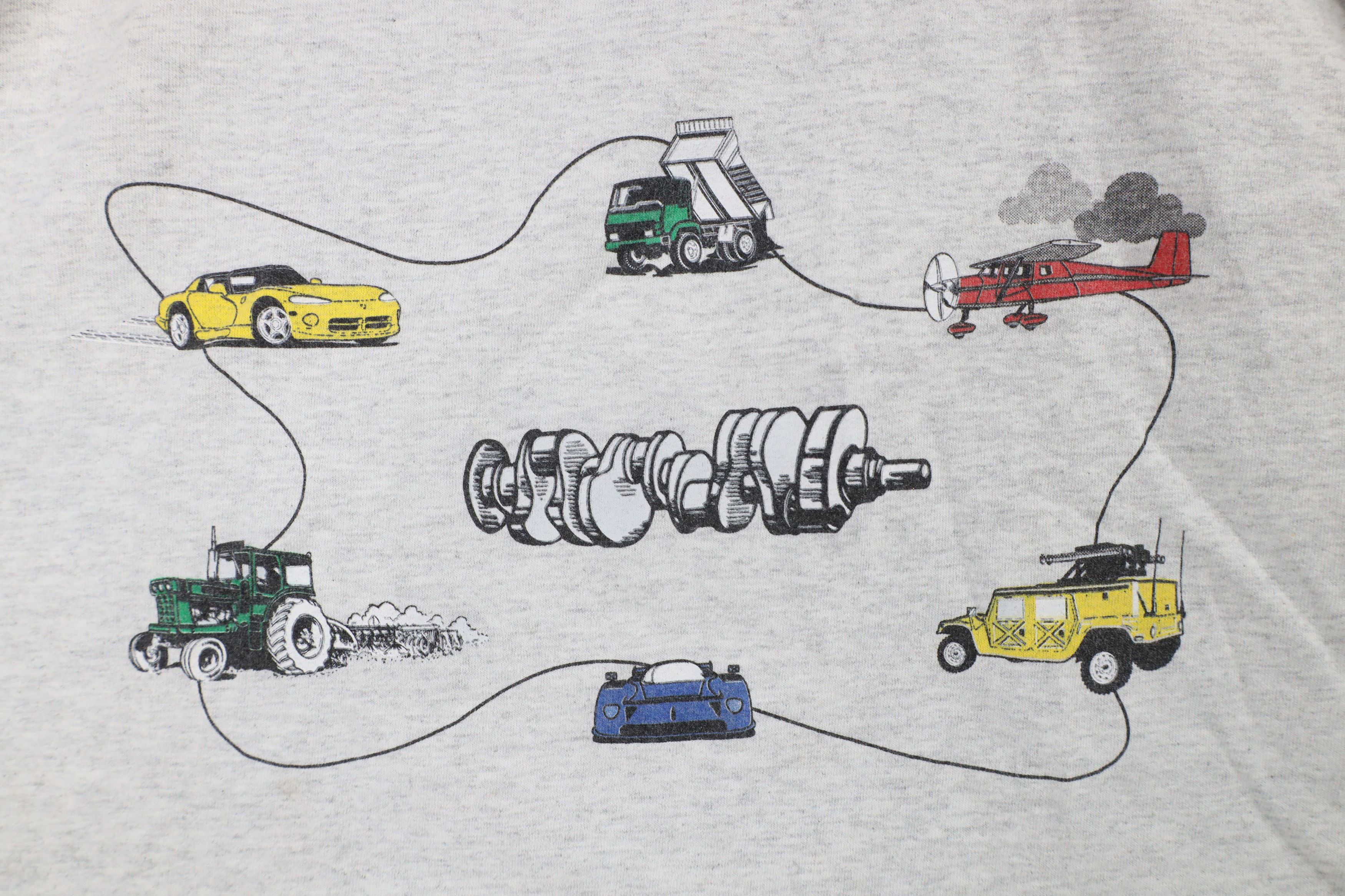 Vintage Vintage Norton Manufacturing Company Engines T-Shirt Gray Size US XXL / EU 58 / 5 - 4 Thumbnail
