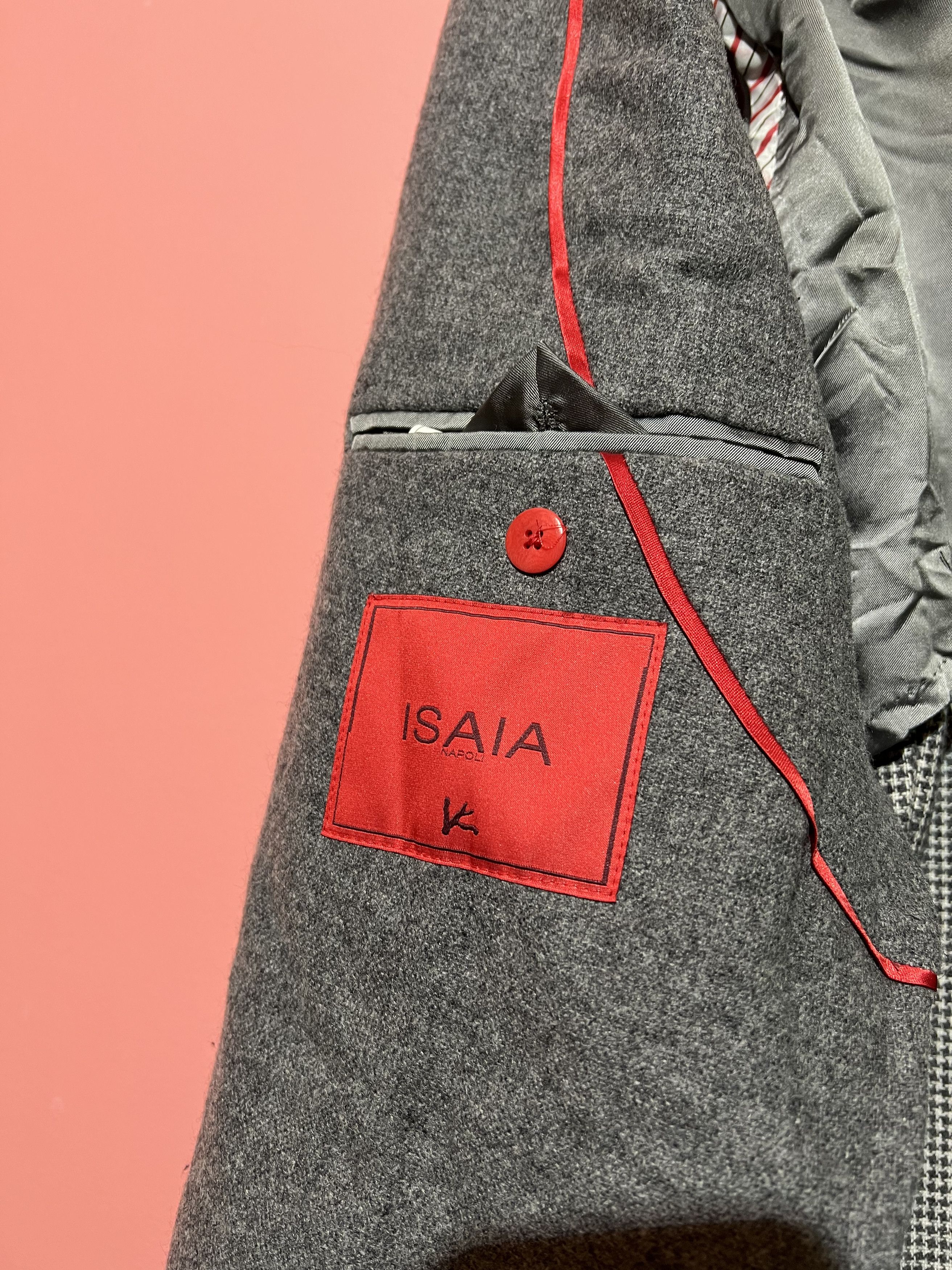 Isaia Isaia Napolii designer Italy Coat luxury wool limited Size US L / EU 52-54 / 3 - 7 Thumbnail