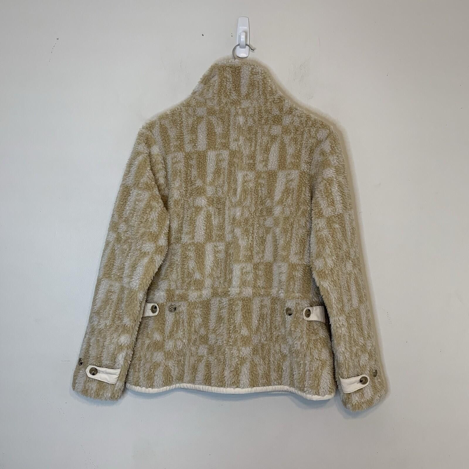 Patagonia Patagonia Divided Sky Deep Pile Fleece Jacket Tan Size M Size M / US 6-8 / IT 42-44 - 3 Thumbnail