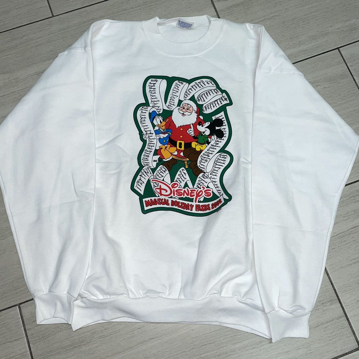 Disney × Vintage Disneyland Magical Holiday Faire 2002 Crewneck Size US L / EU 52-54 / 3 - 1 Thumbnail