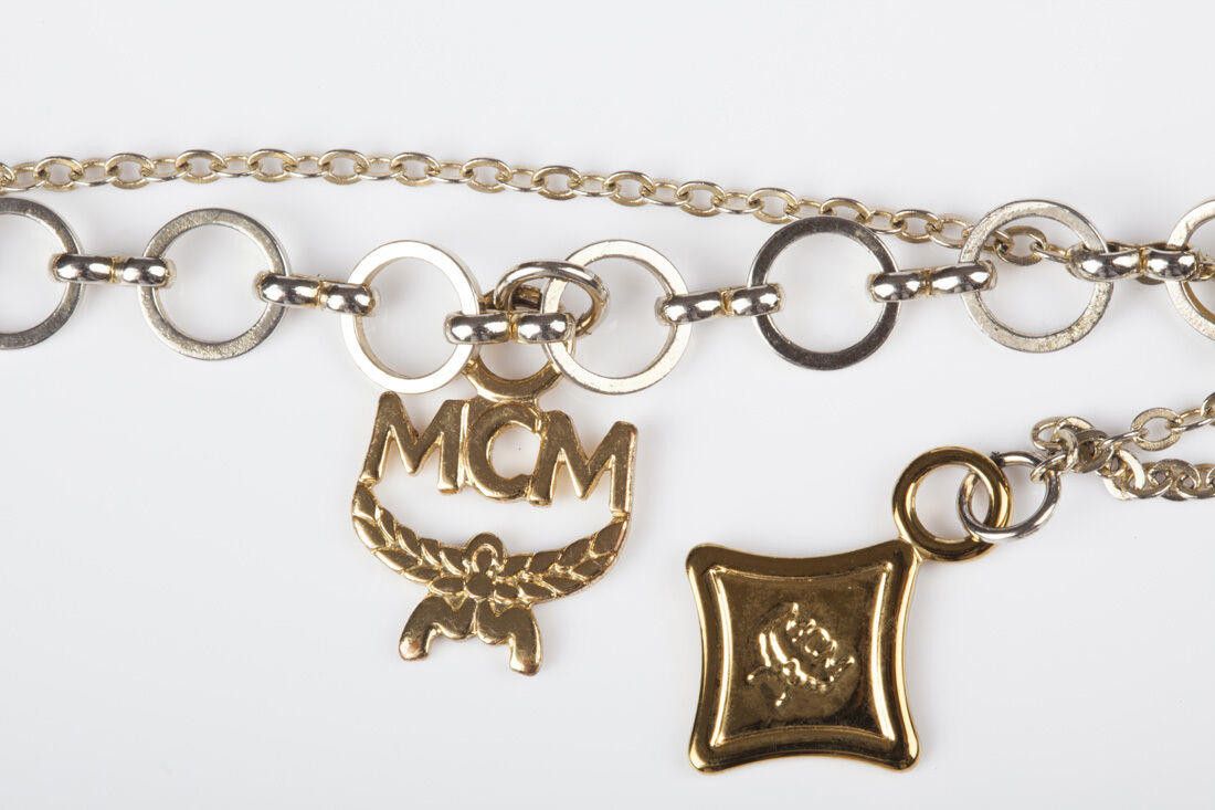 MCM MCM Brass Tag Flapper Necklace Size ONE SIZE - 5 Thumbnail