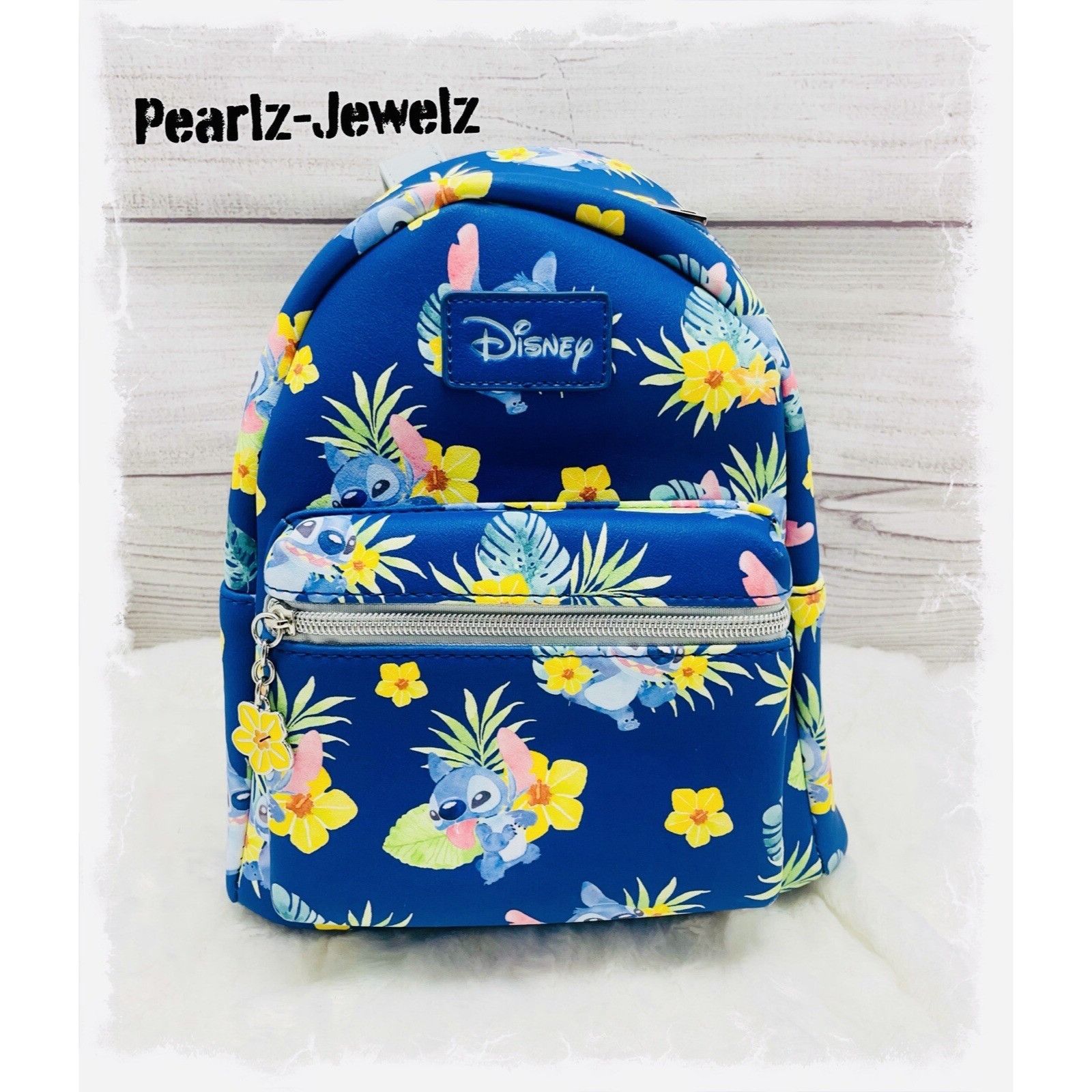 Disney Loungefly Disney Lilo & Stitch Tropical Floral Allover Stitc Size ONE SIZE - 1 Thumbnail
