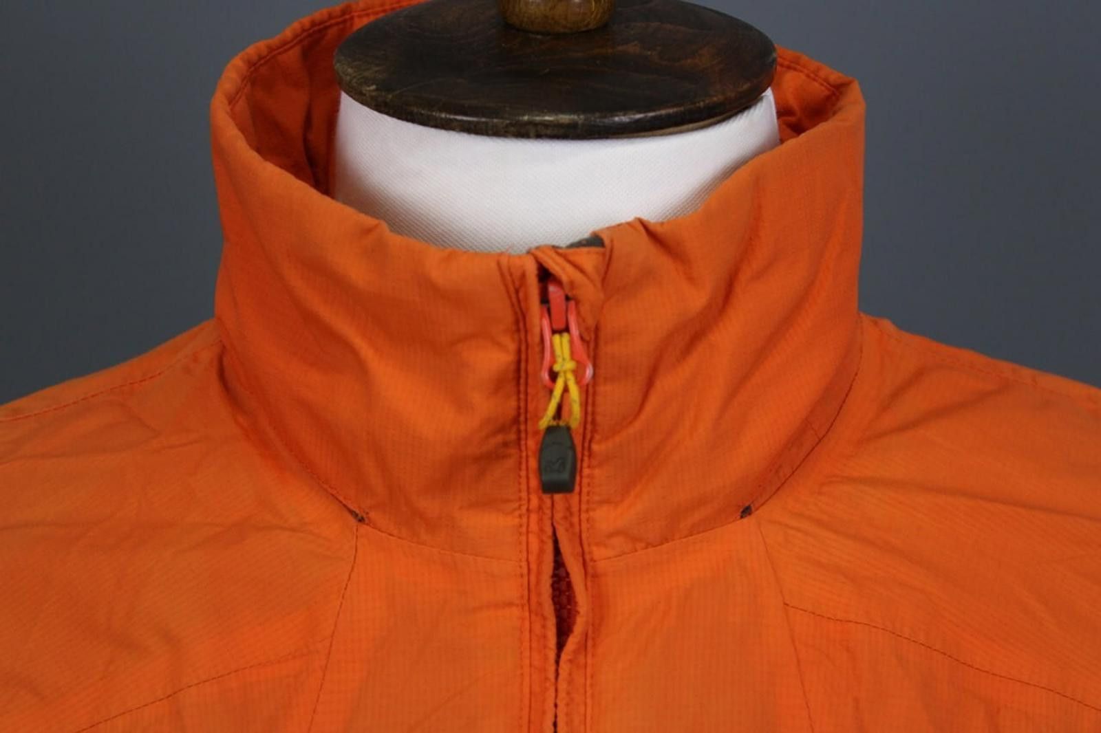 Nicole Miller Millet Orange Lightweight High Neck Track Jacket Size L Size US L / EU 52-54 / 3 - 3 Thumbnail